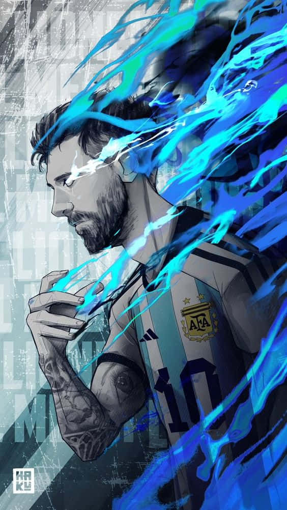 Messi iPhone — ฟุตบอล วอลเปเปอร์
