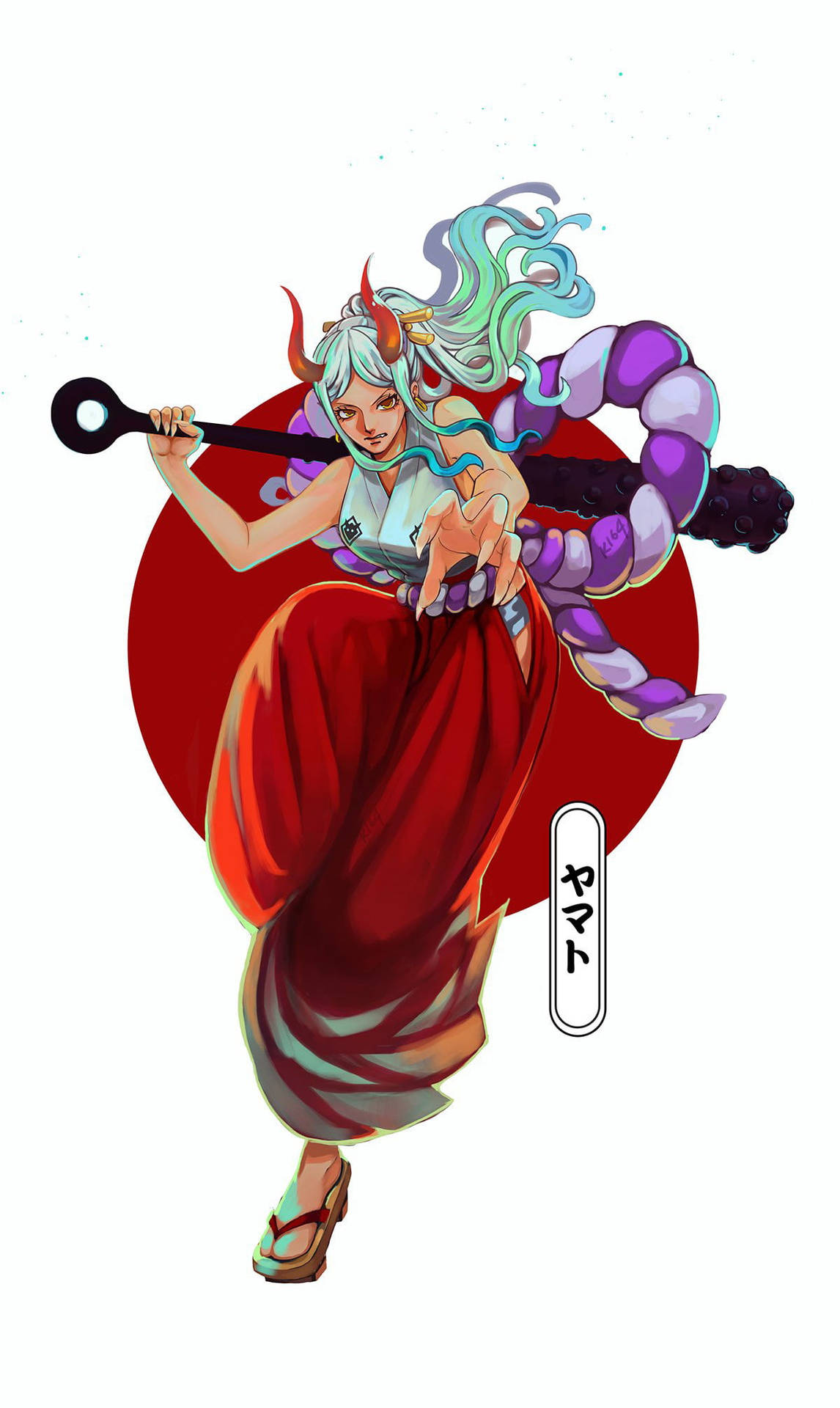 แฟนอาร์ต ยามาโตะ วันพีซ — วันพีซ วอลเปเปอร์