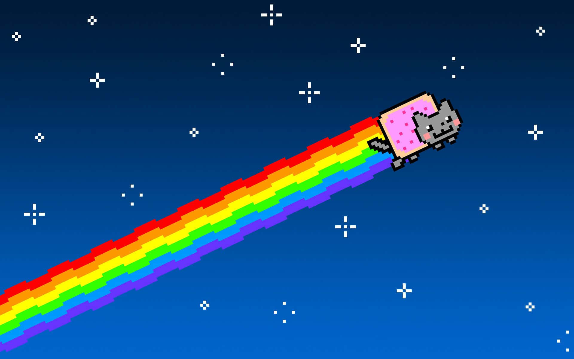 แมว Flappy Nyan แห่งกาแล็กซี วอลเปเปอร์