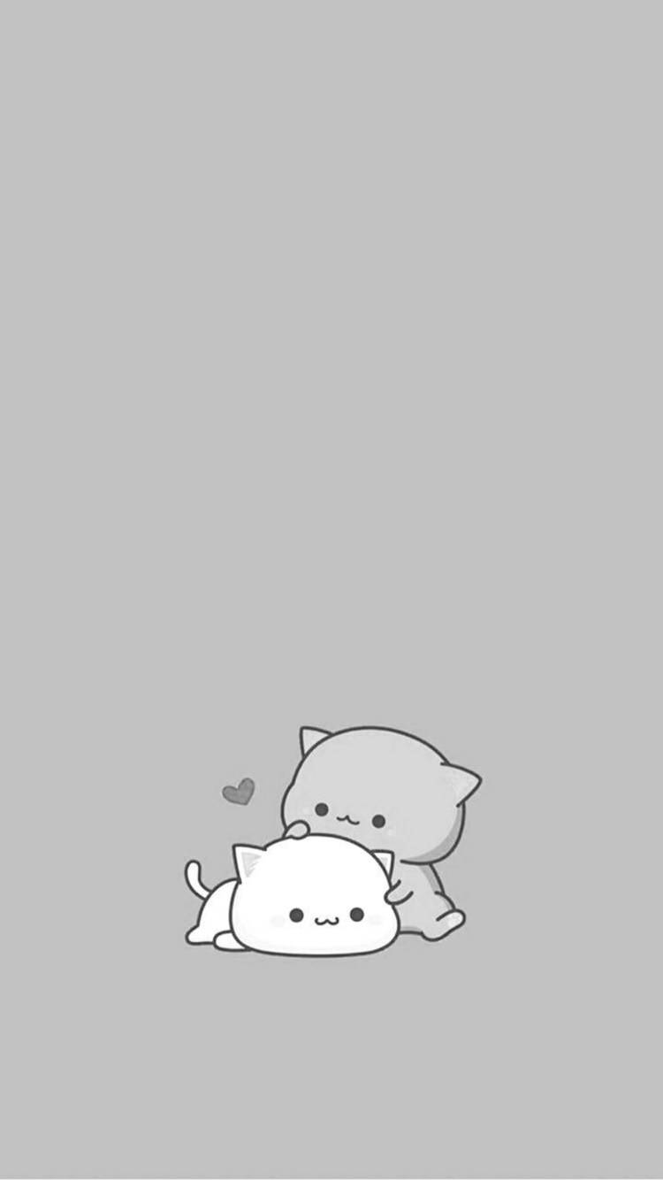 แมวการ์ตูนลึกลับขาวดำ วอลเปเปอร์