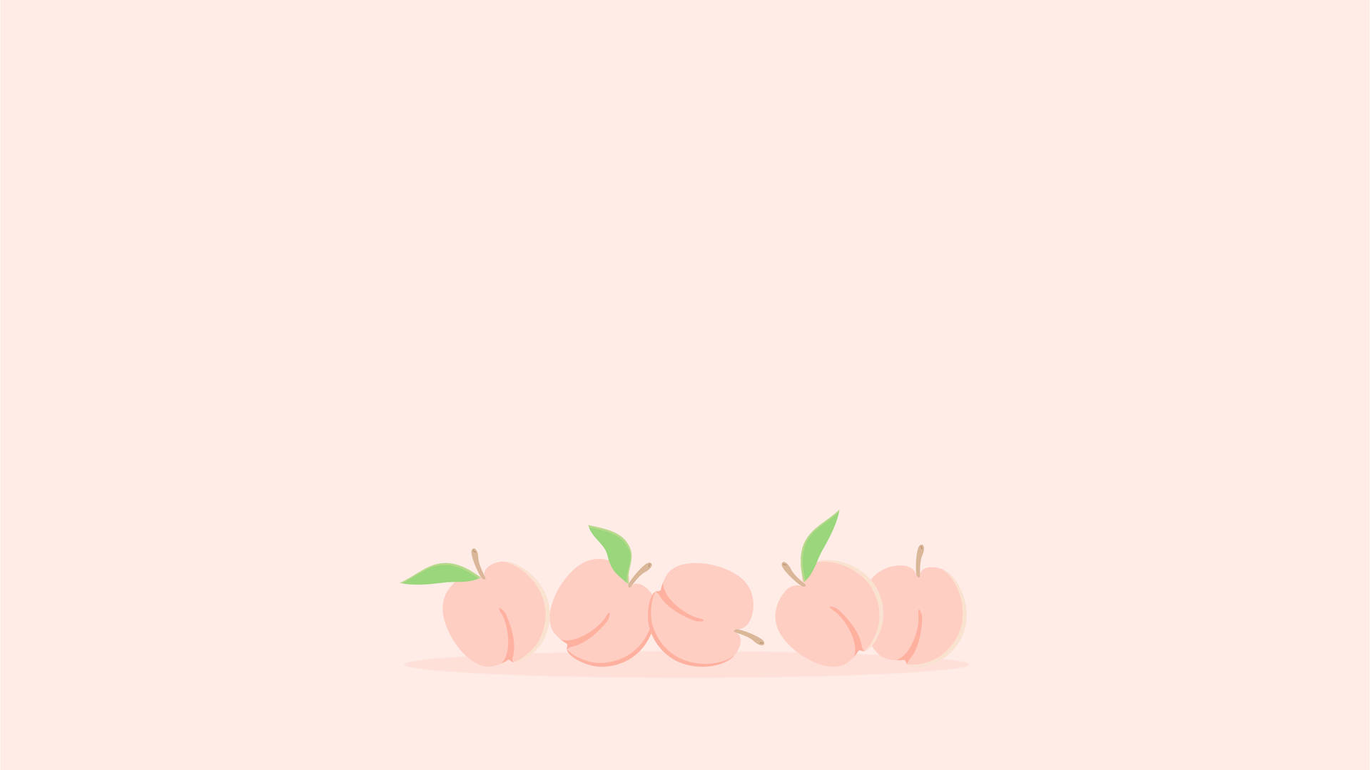 แล็ปท็อปพีชสีชมพูนุ่มสไตล์สวยงาม — สุนทรียภาพศิลปะ GIF วอลเปเปอร์