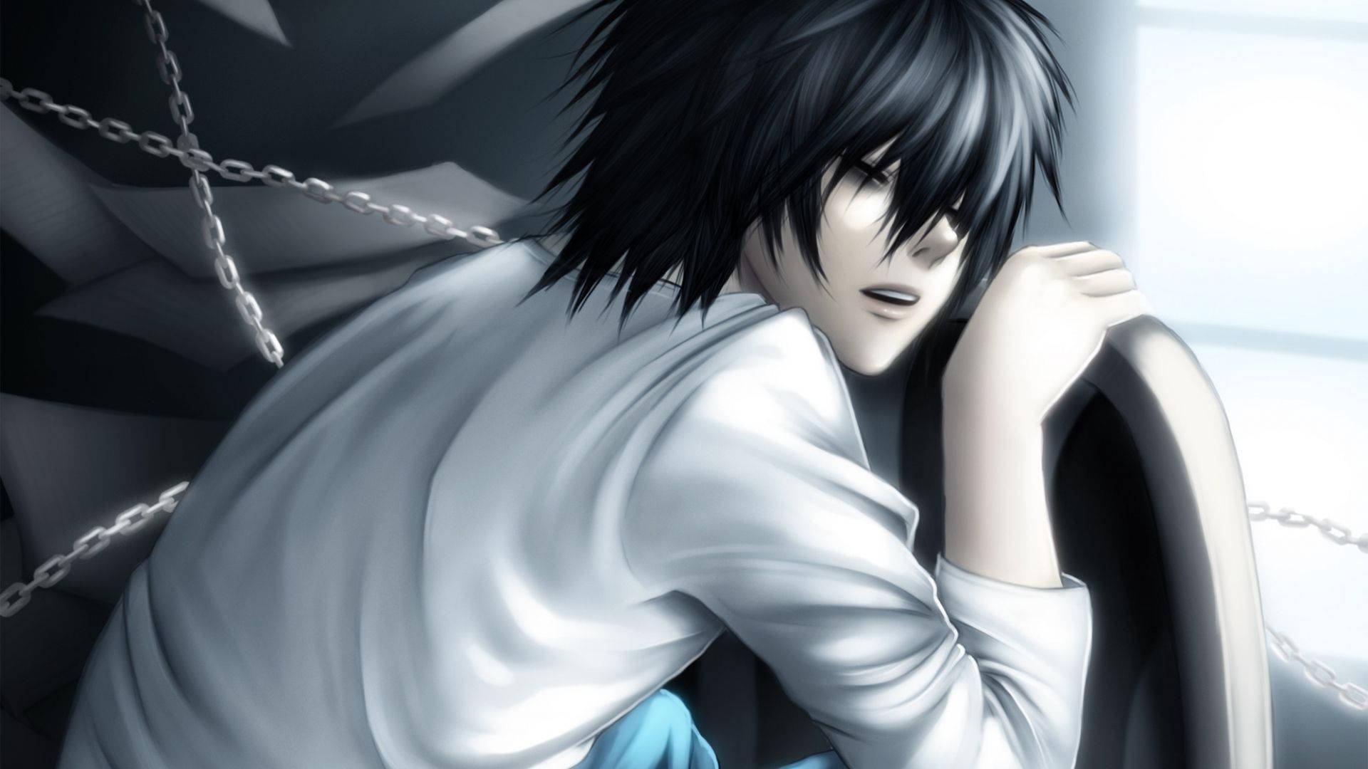วอลเปเปอร์เด็กหนุ่มอนิเมะแอล ลอว์เลียตจาก Death Note — หนุ่มอนิเมะ วอลเปเปอร์