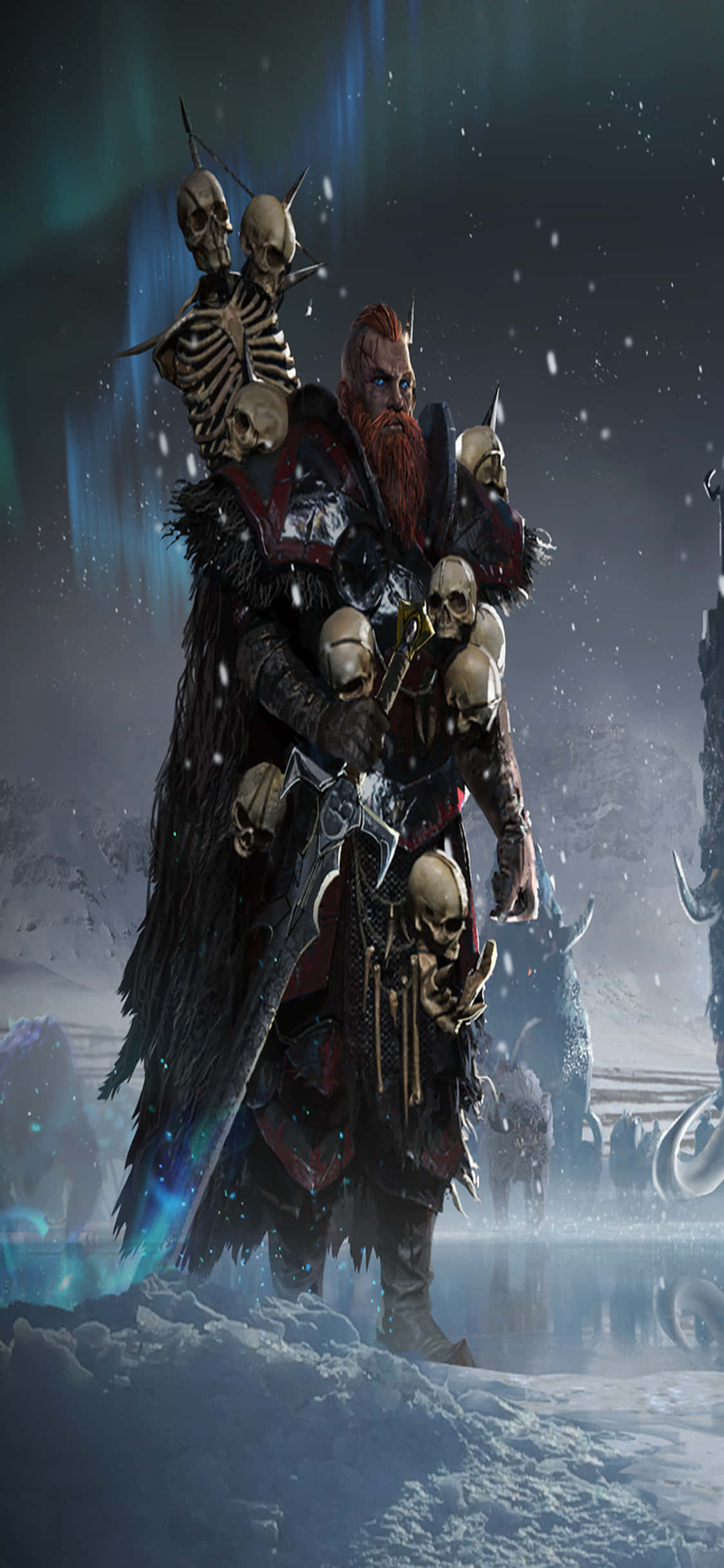แอ็คشنแฟนตาซีมหากาพิกับ iPhone X Total War Warhammer วอลเปเปอร์