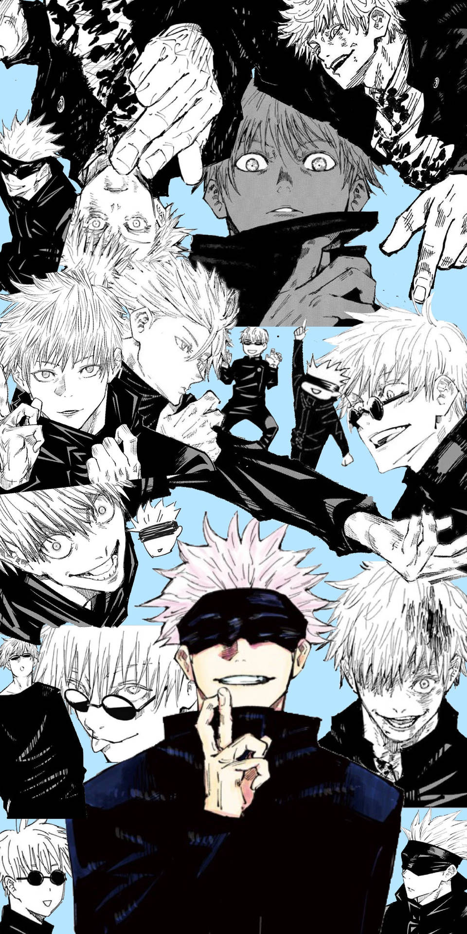 วอลเปเปอร์อาร์ตมังงะ Jujutsu Kaisen โกโจ ซาโตรุ — จูจุสึไคเซ็น วอลเปเปอร์