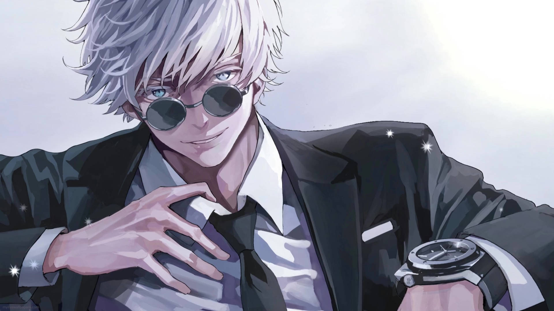 โกโจ ซาโตรุ — อนิเมะเท่ๆ GIF วอลเปเปอร์