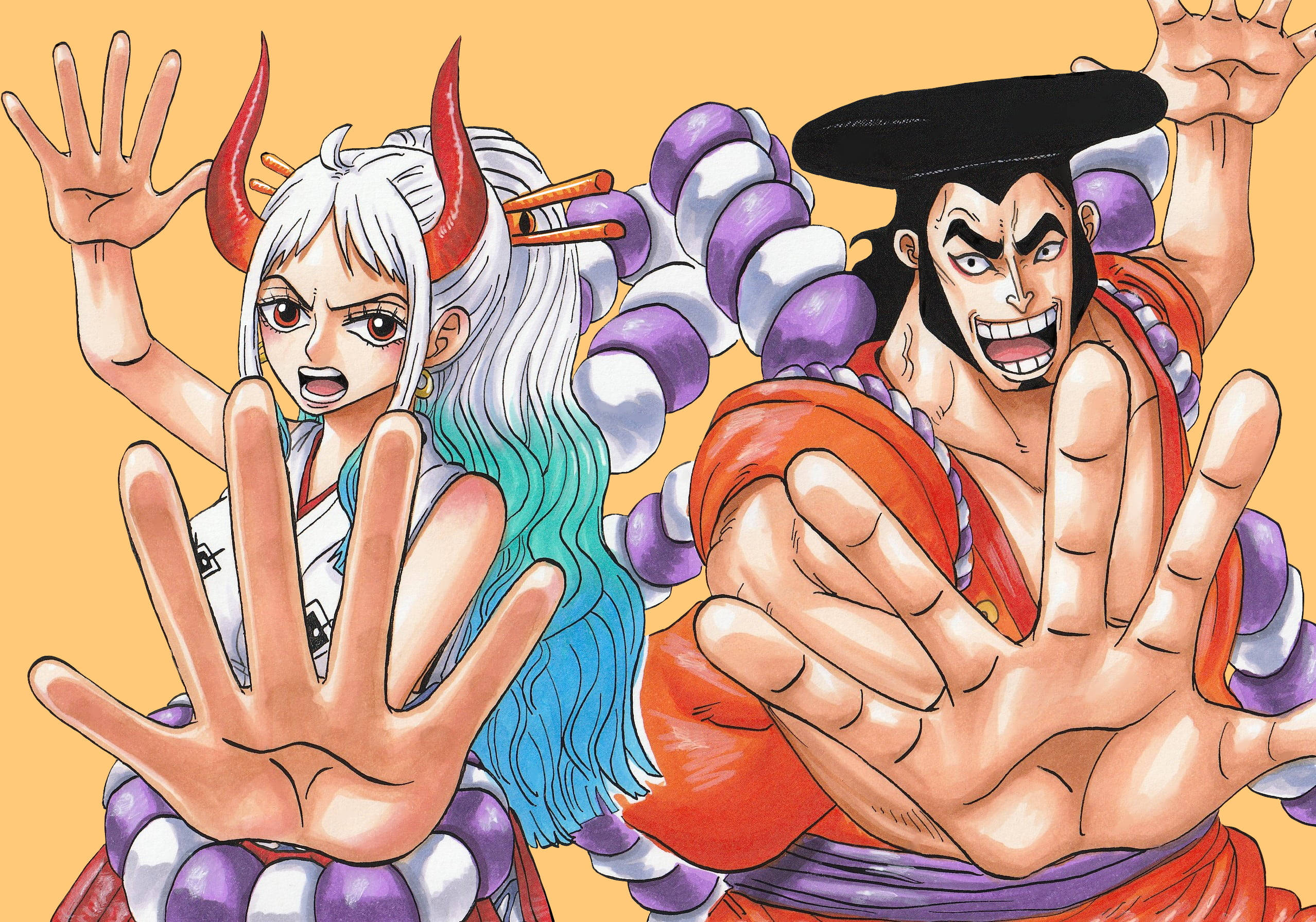 โคซึกิ โอเด็น ยามาโตะ วันพีซ วอลเปเปอร์
