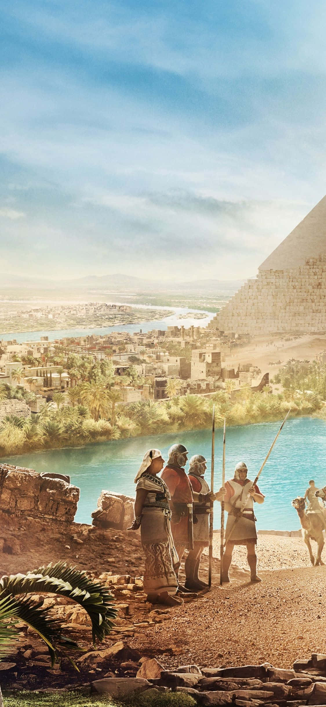 จู่โจมอย่างไม่เกรงกลัวด้วย iPhone X ใน Assassin's Creed Origins วอลเปเปอร์