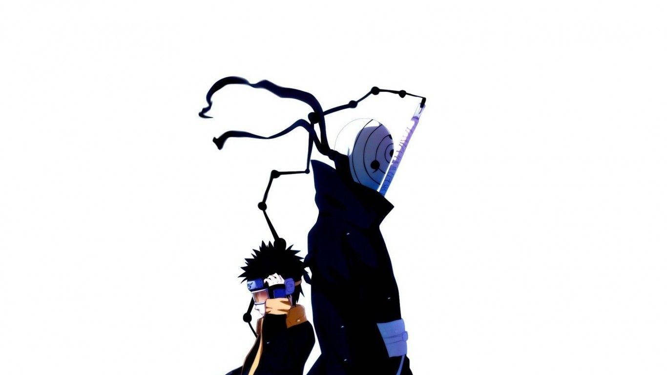 โทบิ นารูโตะ ประกบหลังโอบิโตะวัยเด็ก วอลเปเปอร์