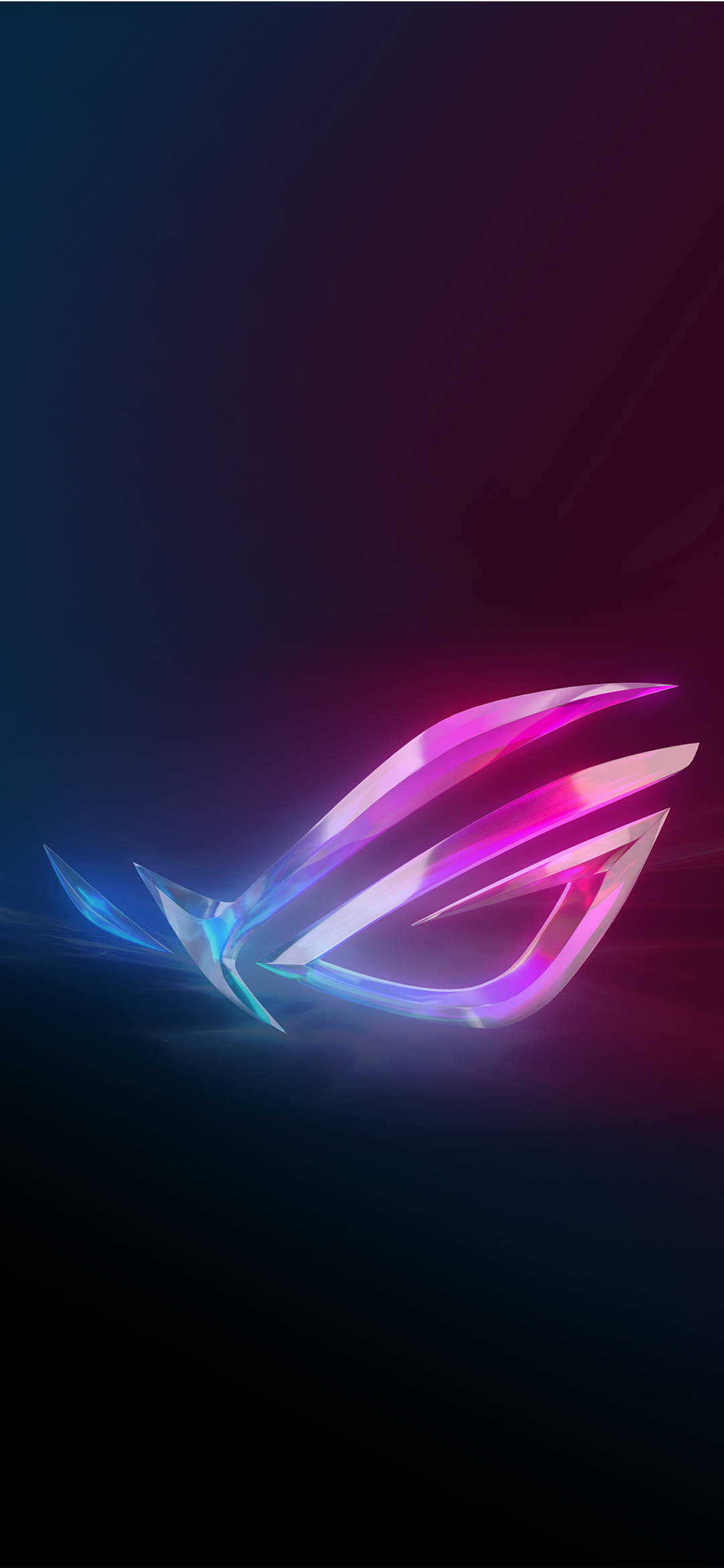 โทรศัพท์ Asus ROG สีม่วงน้ำเงิน วอลเปเปอร์