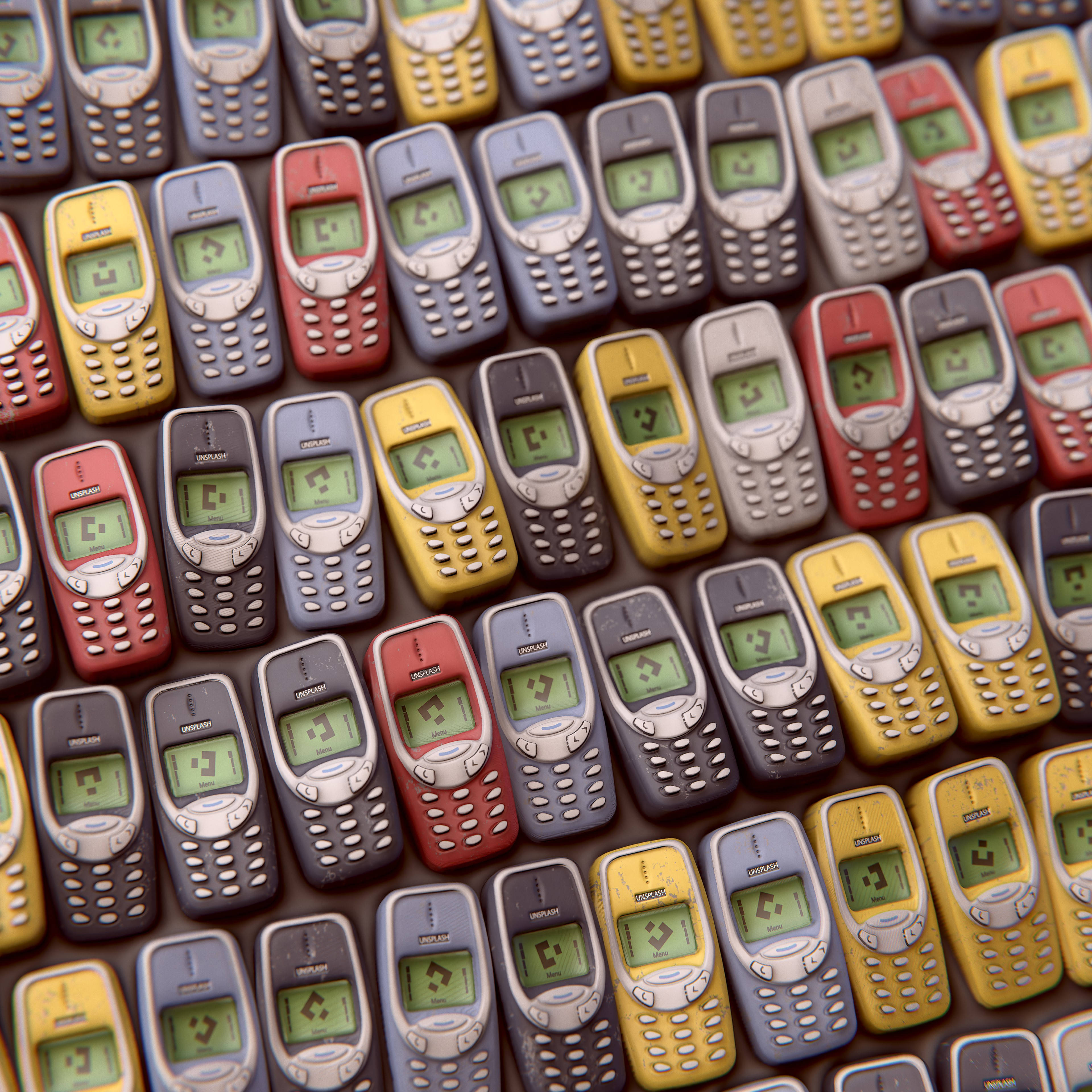โทรศัพท์คีย์แพด Nokia 3310 วอลเปเปอร์