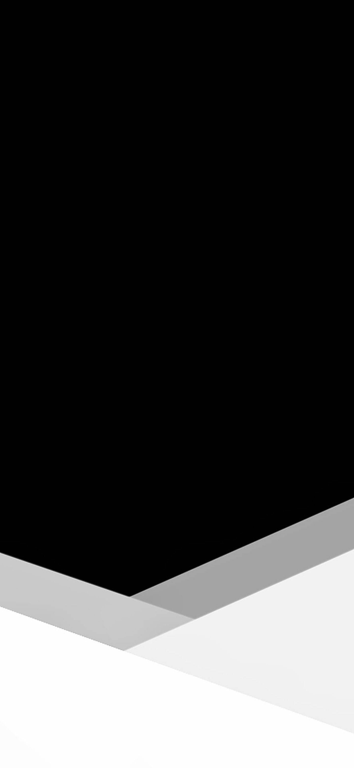 โทรศัพท์สีดำสไตล์มินิมอลลายชั้นนามธรรม วอลเปเปอร์