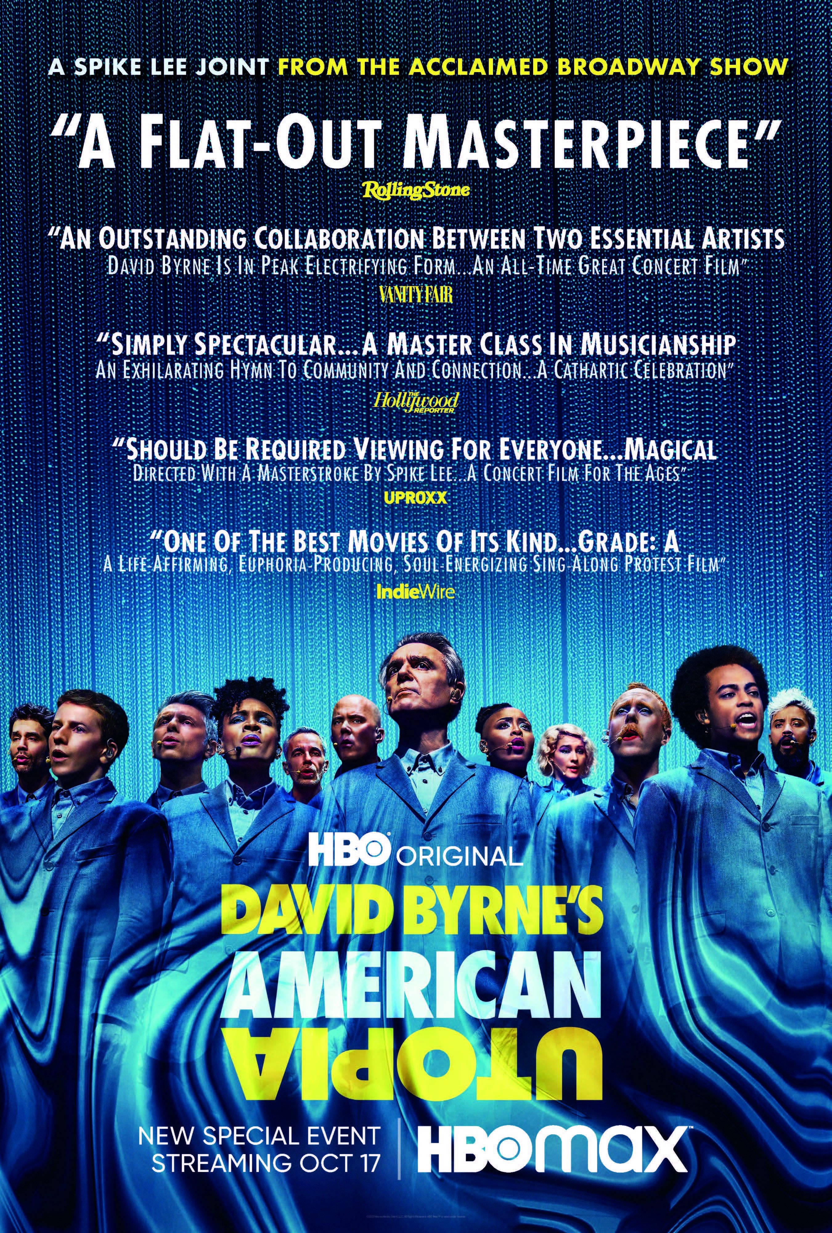โปสเตอร์ David Byrne American Utopia 2020 วอลเปเปอร์