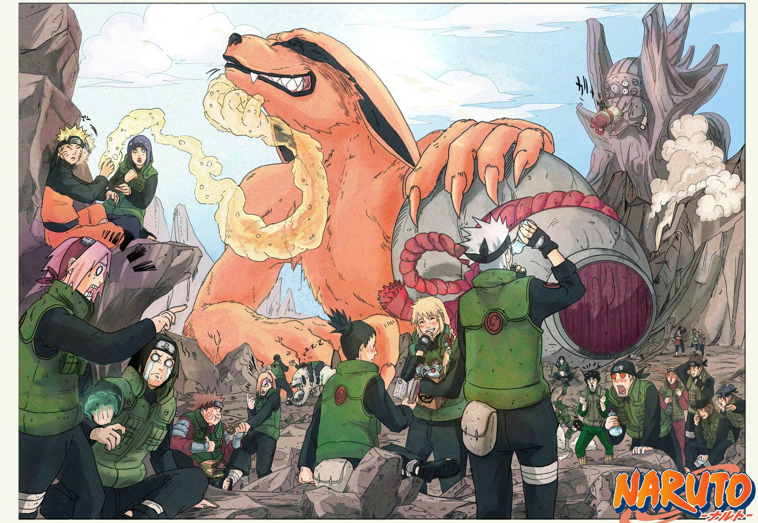 โปสเตอร์ตัวละครหลักนารูโต วอลเปเปอร์
