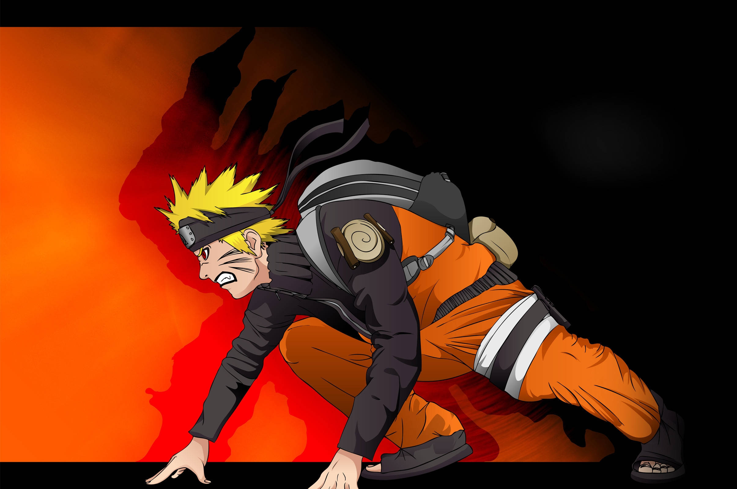 โปสเตอร์ท่าน่ารบของนารูโตะ วอลเปเปอร์