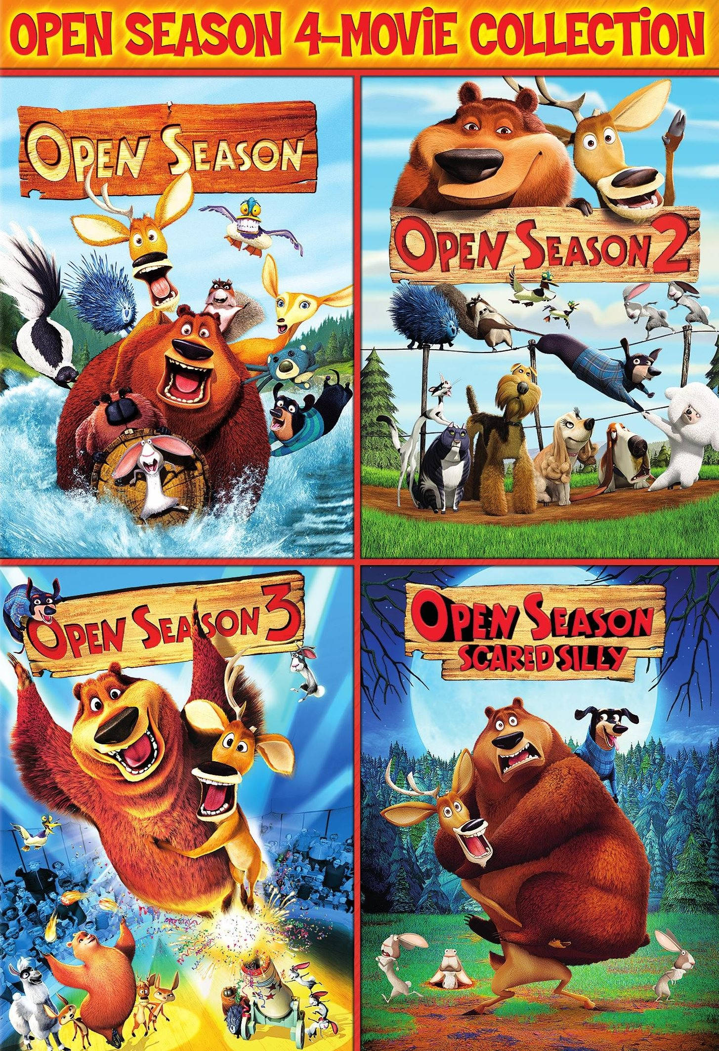 โปสเตอร์ภาพยนตร์ Open Season ทั้งสี่ภาค วอลเปเปอร์