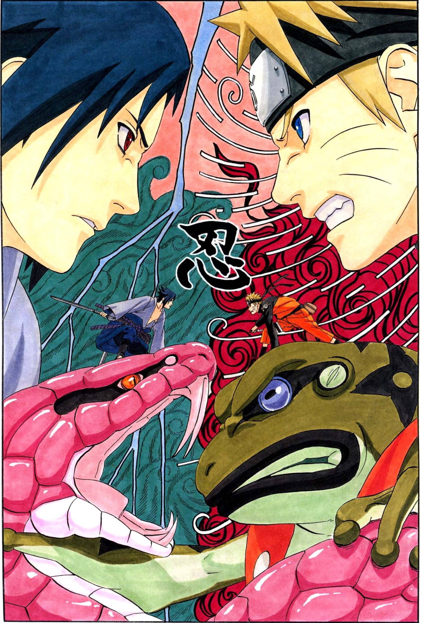 โปสเตอร์สงครามนารูโตะซาสึเกะ วอลเปเปอร์