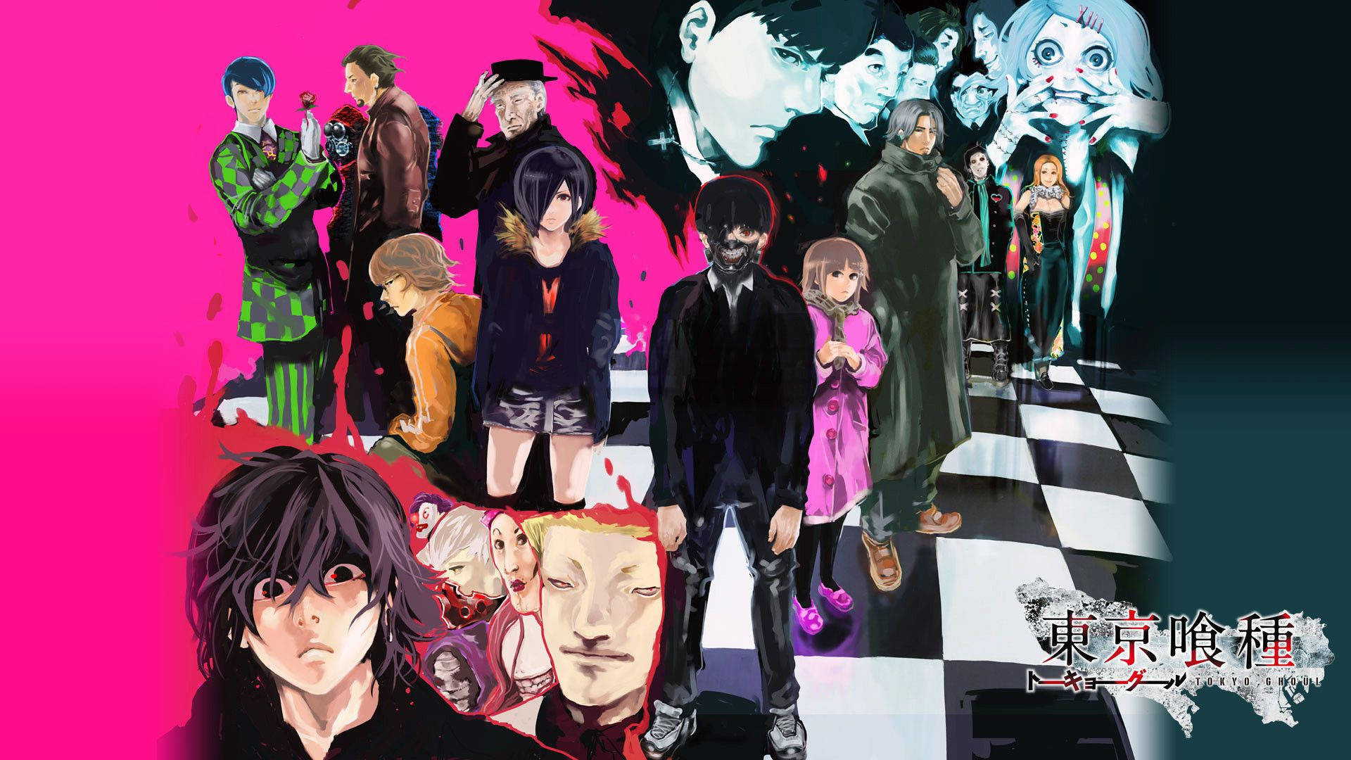 โปสเตอร์เท่ๆ ตัวละครโตเกียวฆูล วอลเปเปอร์