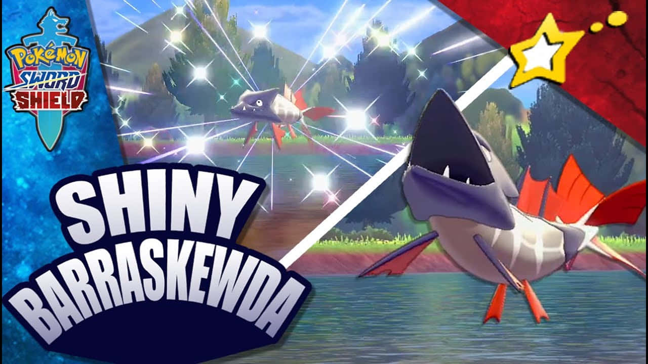 โปเกมอน Barraskewda สีพิเศษใน Pokemon Sword and Shield วอลเปเปอร์