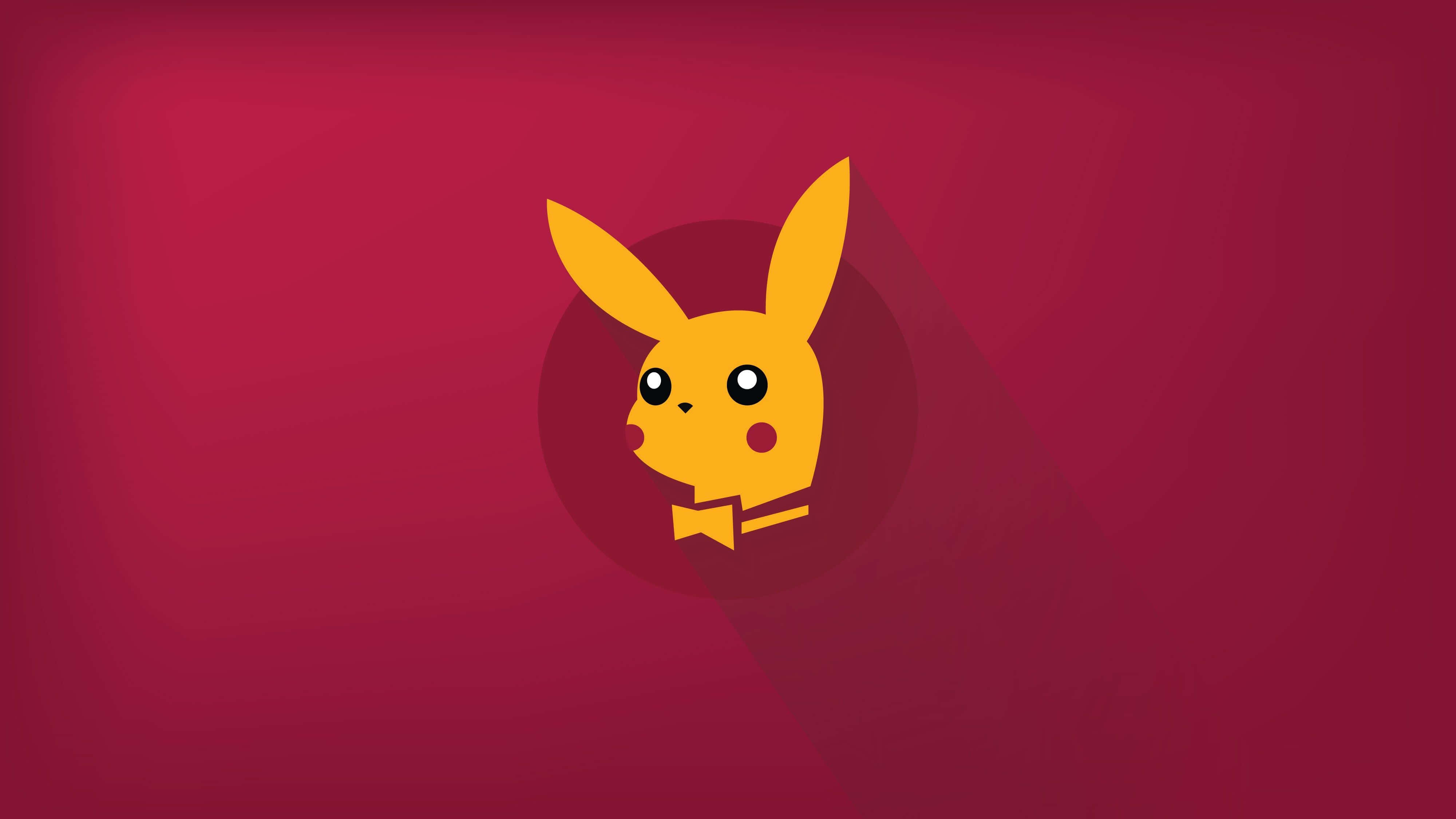 โปเกมอน มินิมอล พิกาจู แนวเพลย์บอย วอลเปเปอร์