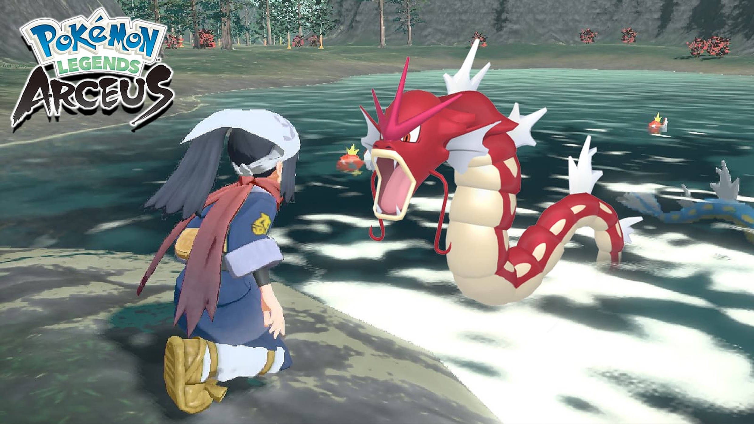โปเกม่อน เลเจนด์ อาร์เซอุส เกียราดอสสีแดง วอลเปเปอร์
