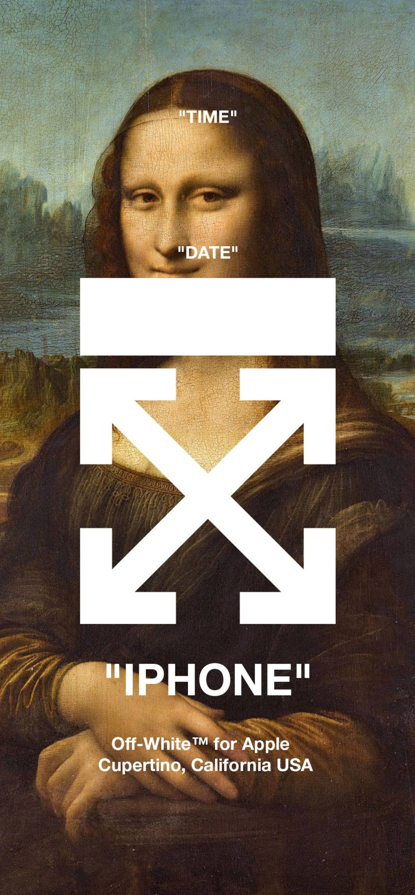 Mona Lisa Off-White iPhone วอลเปเปอร์