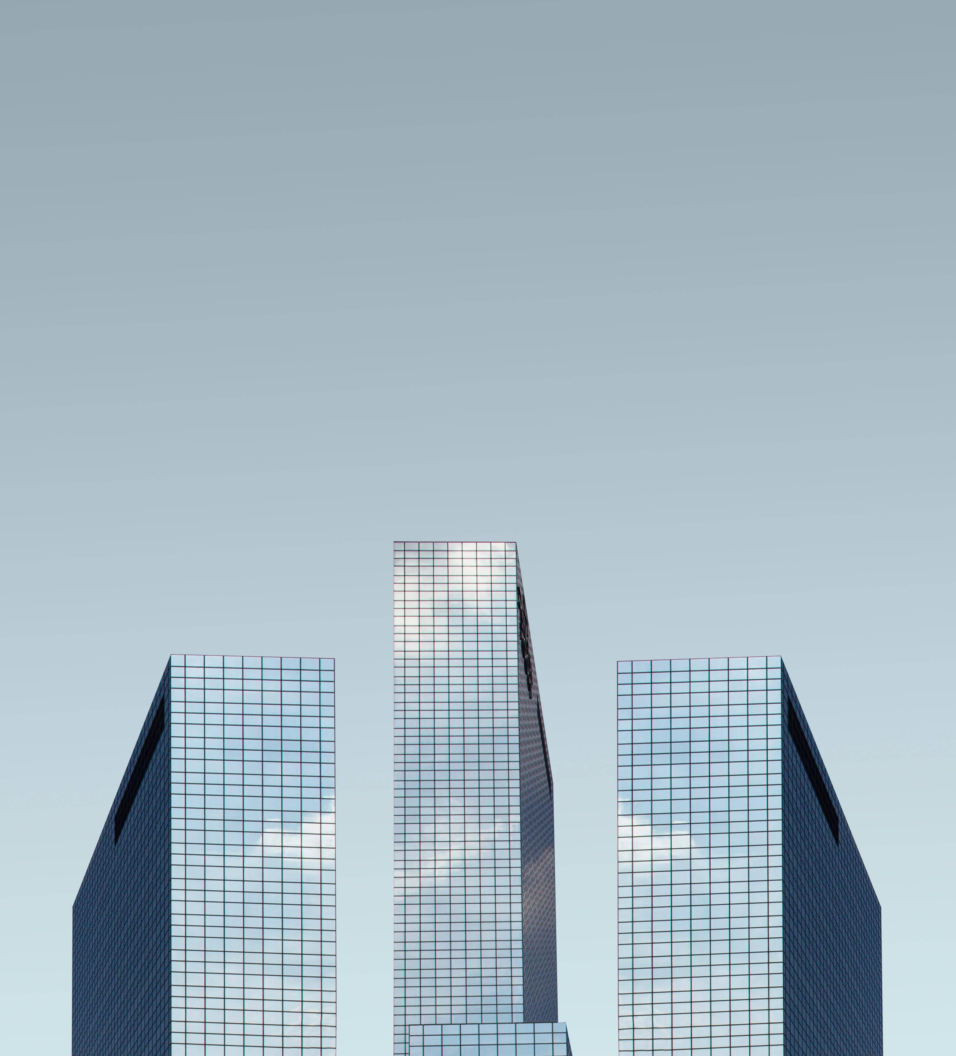 Glass Skyscrapers Model วอลเปเปอร์