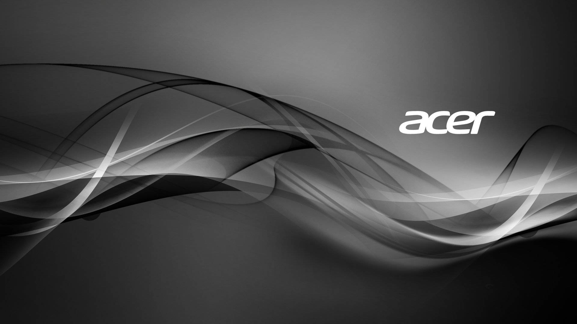 โลโก้ Acer สีขาวดำ วอลเปเปอร์