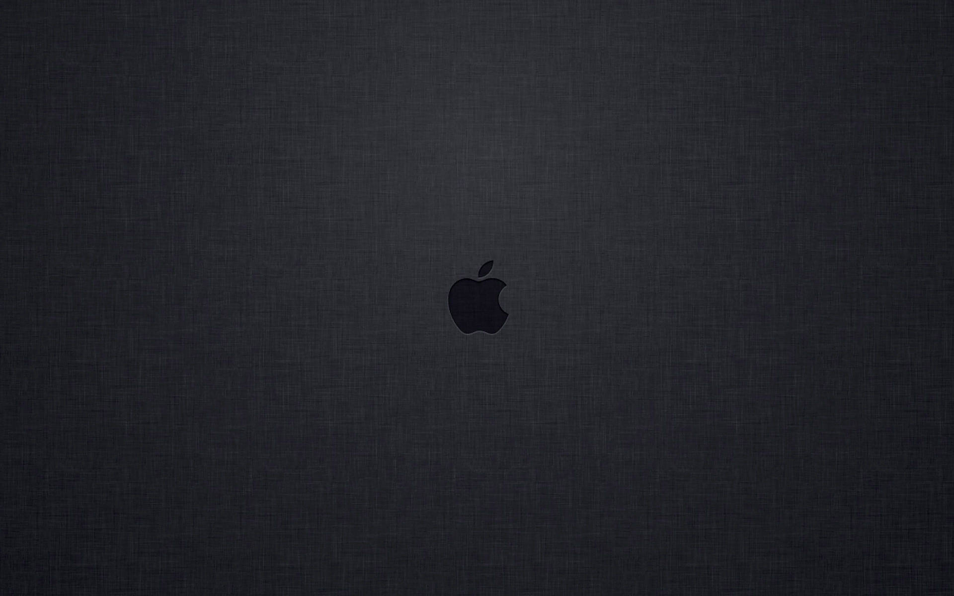 โลโก้ Apple เล็ก สีดำ Mac — มืด วอลเปเปอร์