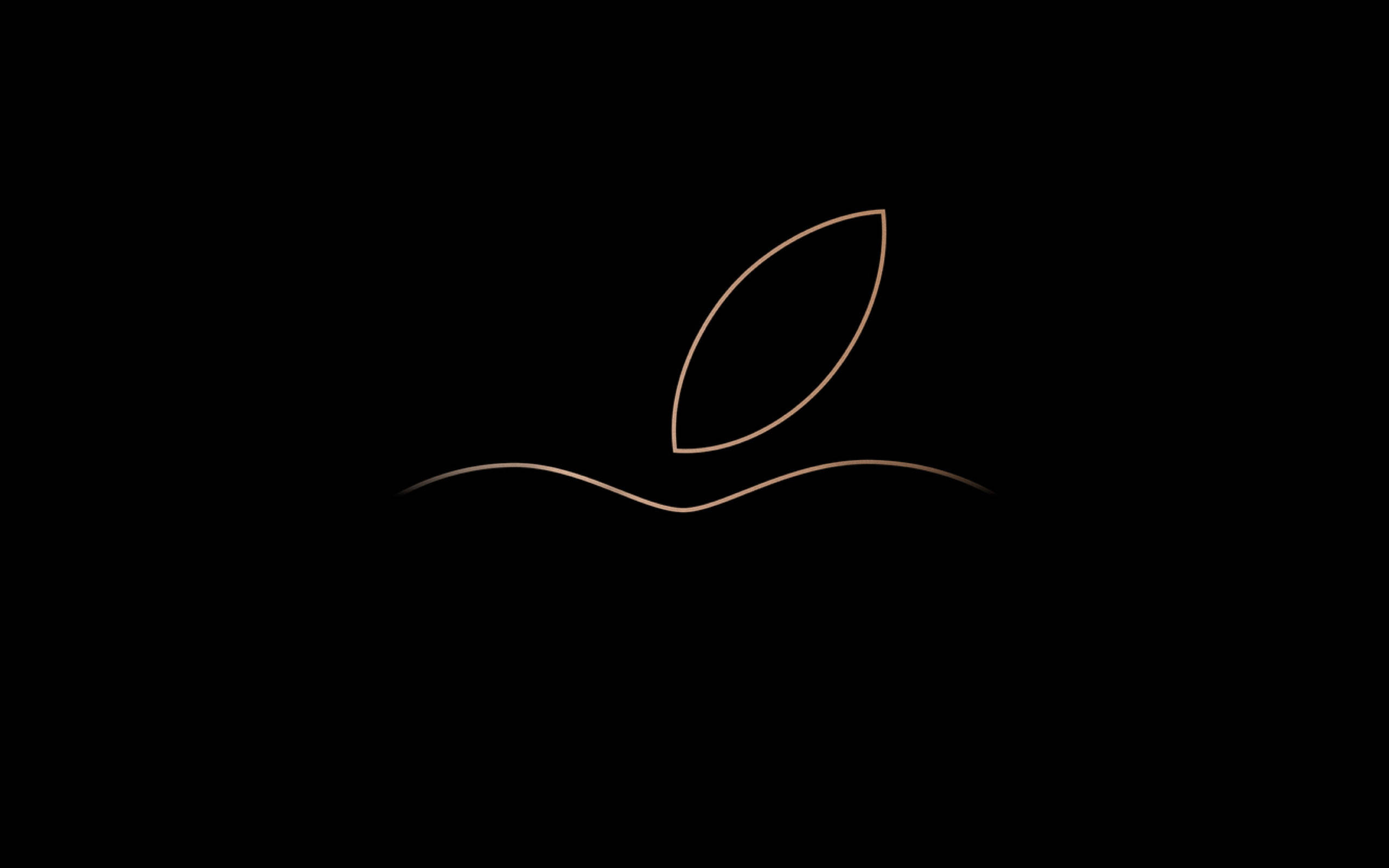 โลโก้ Apple เส้นขอบ Macbook Air วอลเปเปอร์