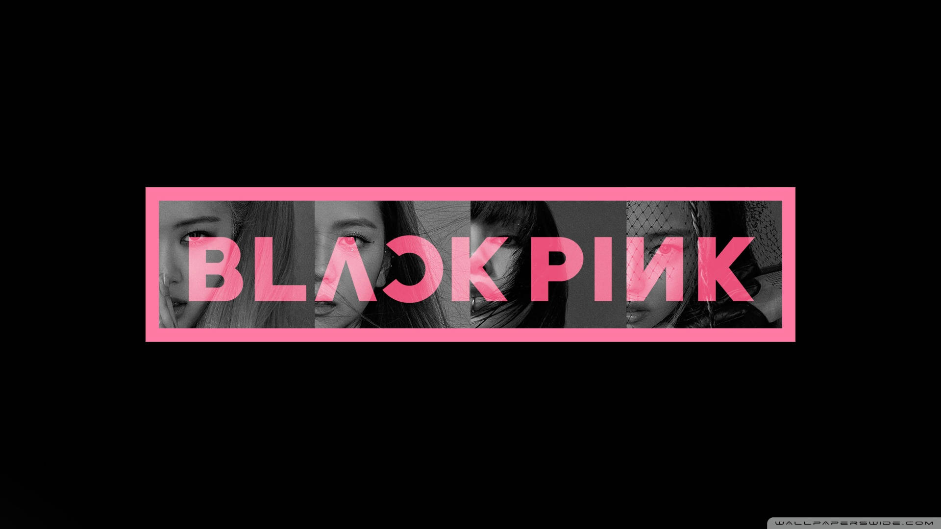 โลโก้ Blackpink สำหรับเดสก์ท็อป วอลเปเปอร์