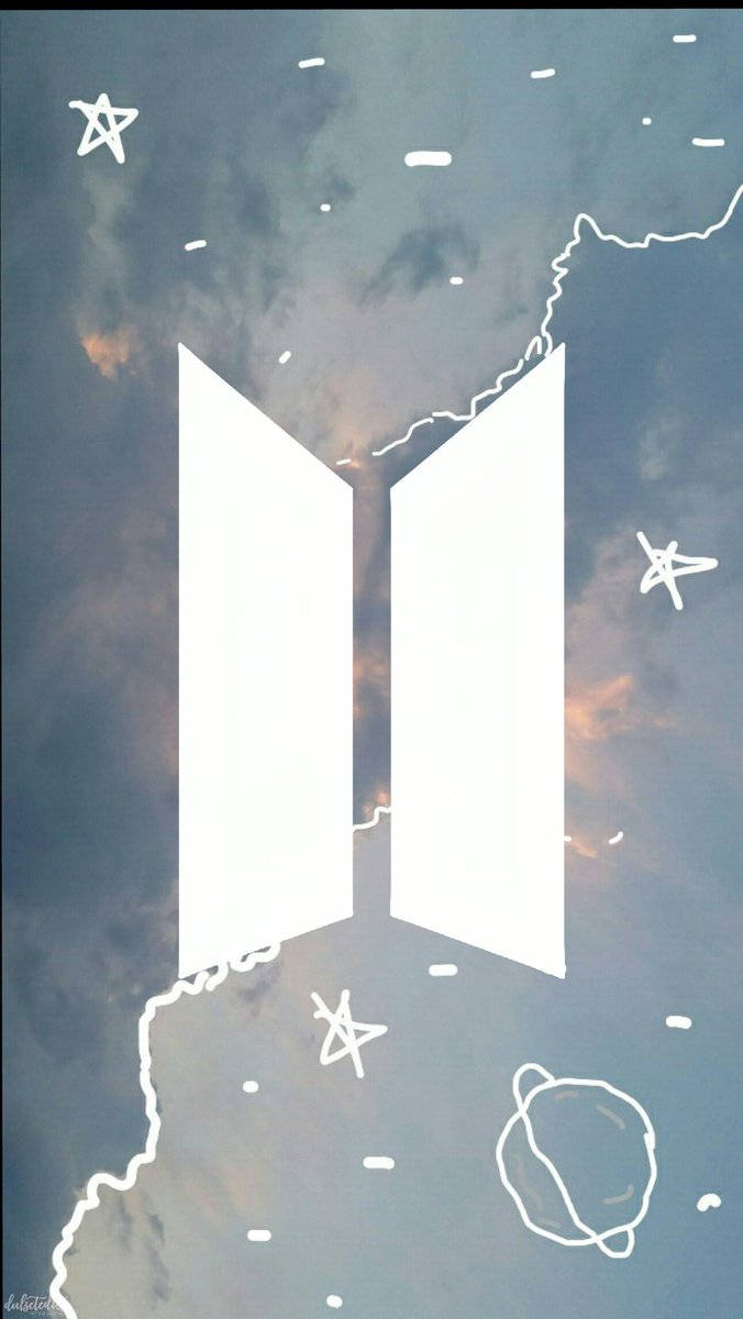 วอลเปเปอร์โลโก้ BTS น่ารัก — โลโก้ BTS GIF วอลเปเปอร์