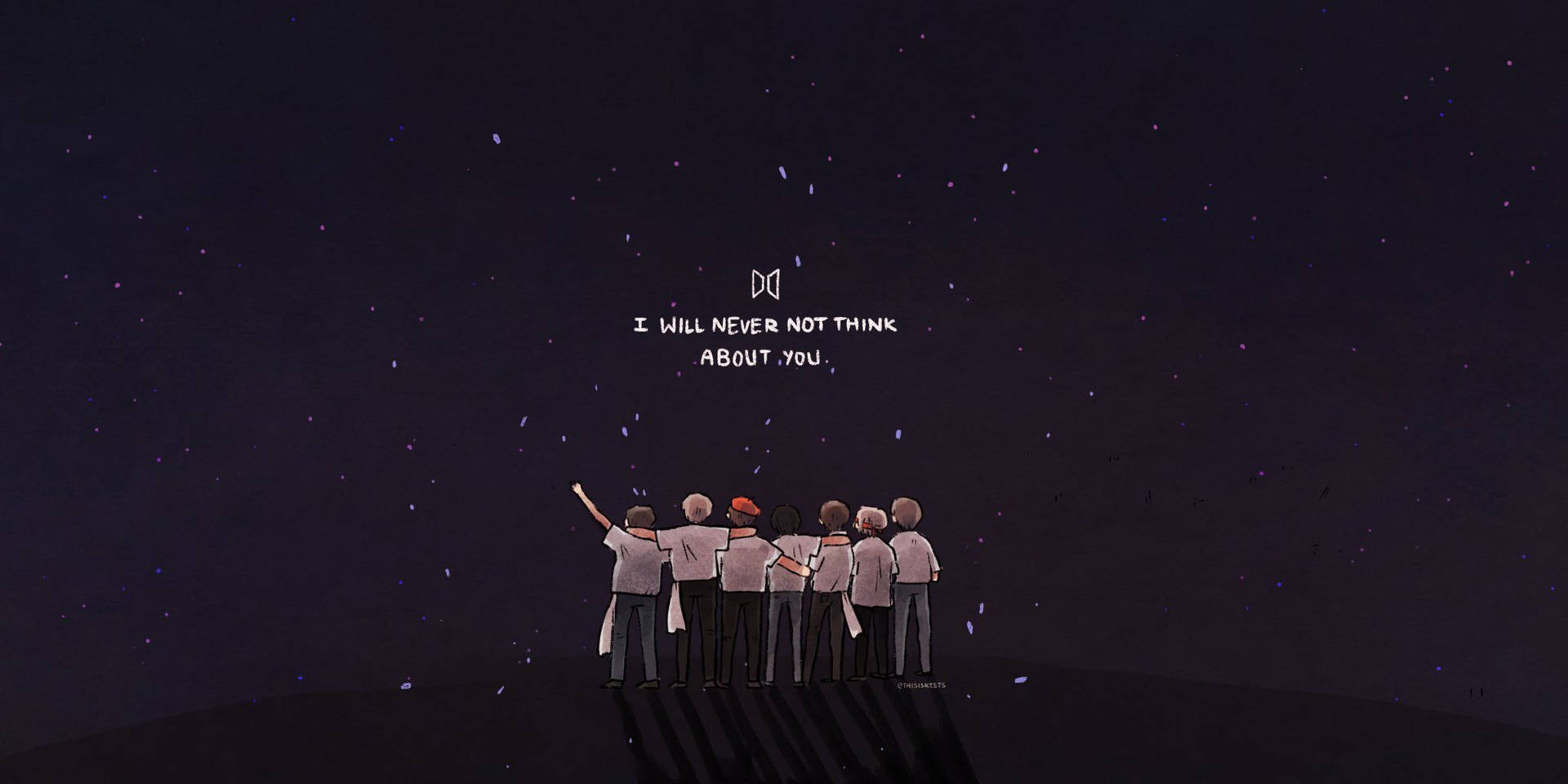 วอลเปเปอร์โลโก้ BTS ศิลปะ — โลโก้ BTS GIF วอลเปเปอร์