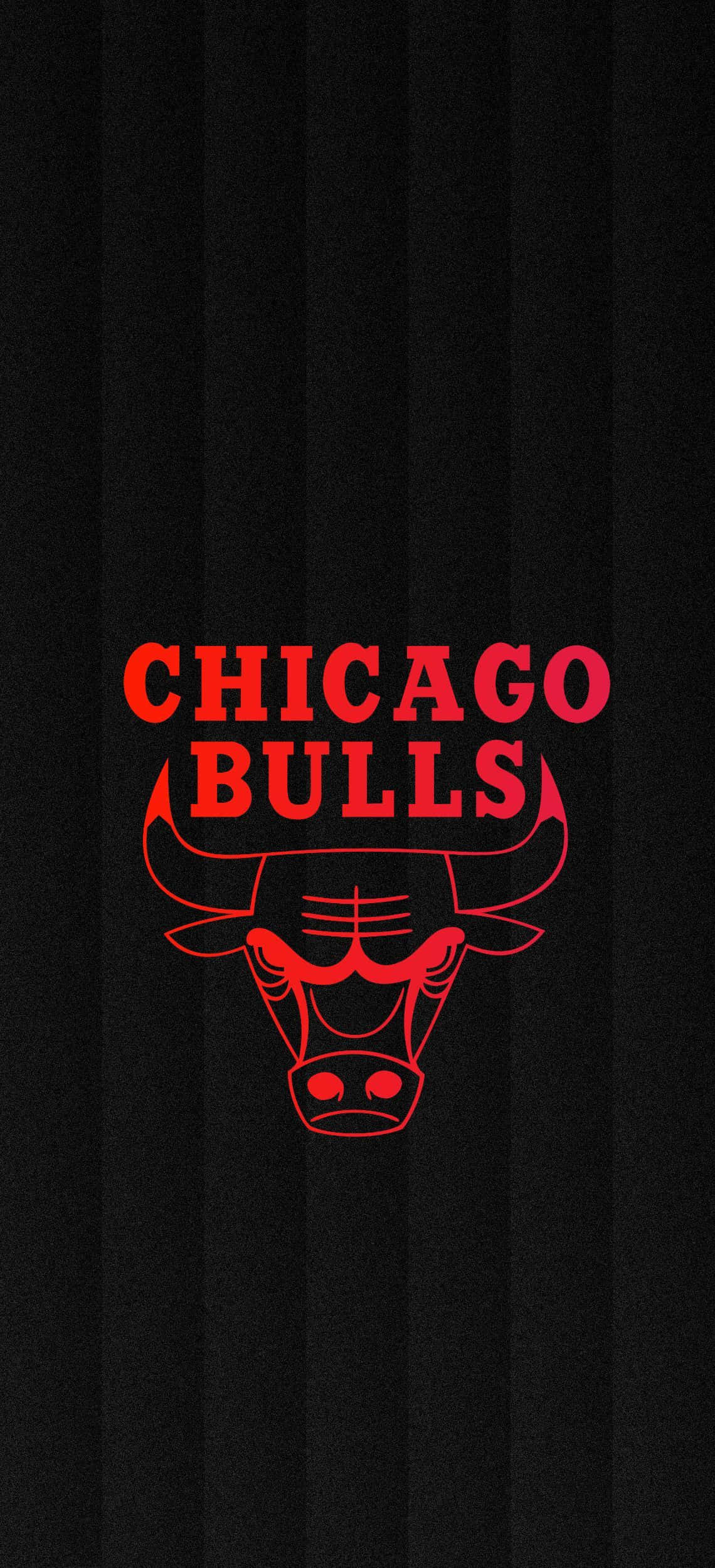 โลโก้ Chicago Bulls บนมือถือลายดำ วอลเปเปอร์