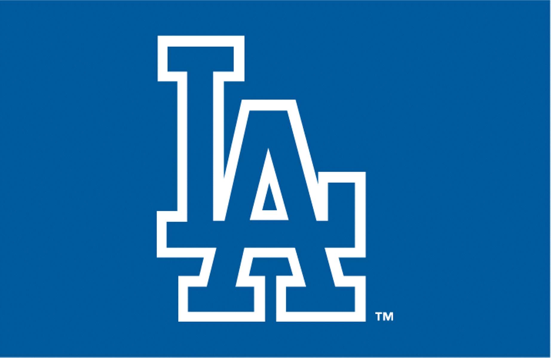 โลโก้ Dodgers สีน้ำเงินพื้นฐาน วอลเปเปอร์