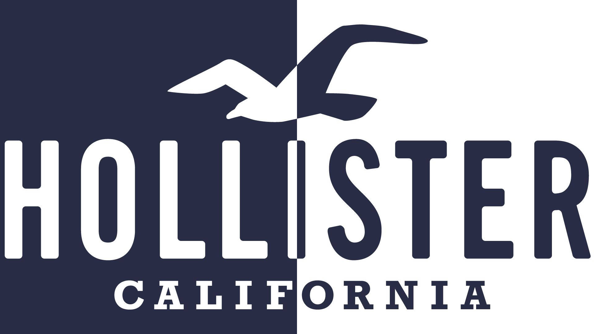 โลโก้ Hollister สองสี วอลเปเปอร์