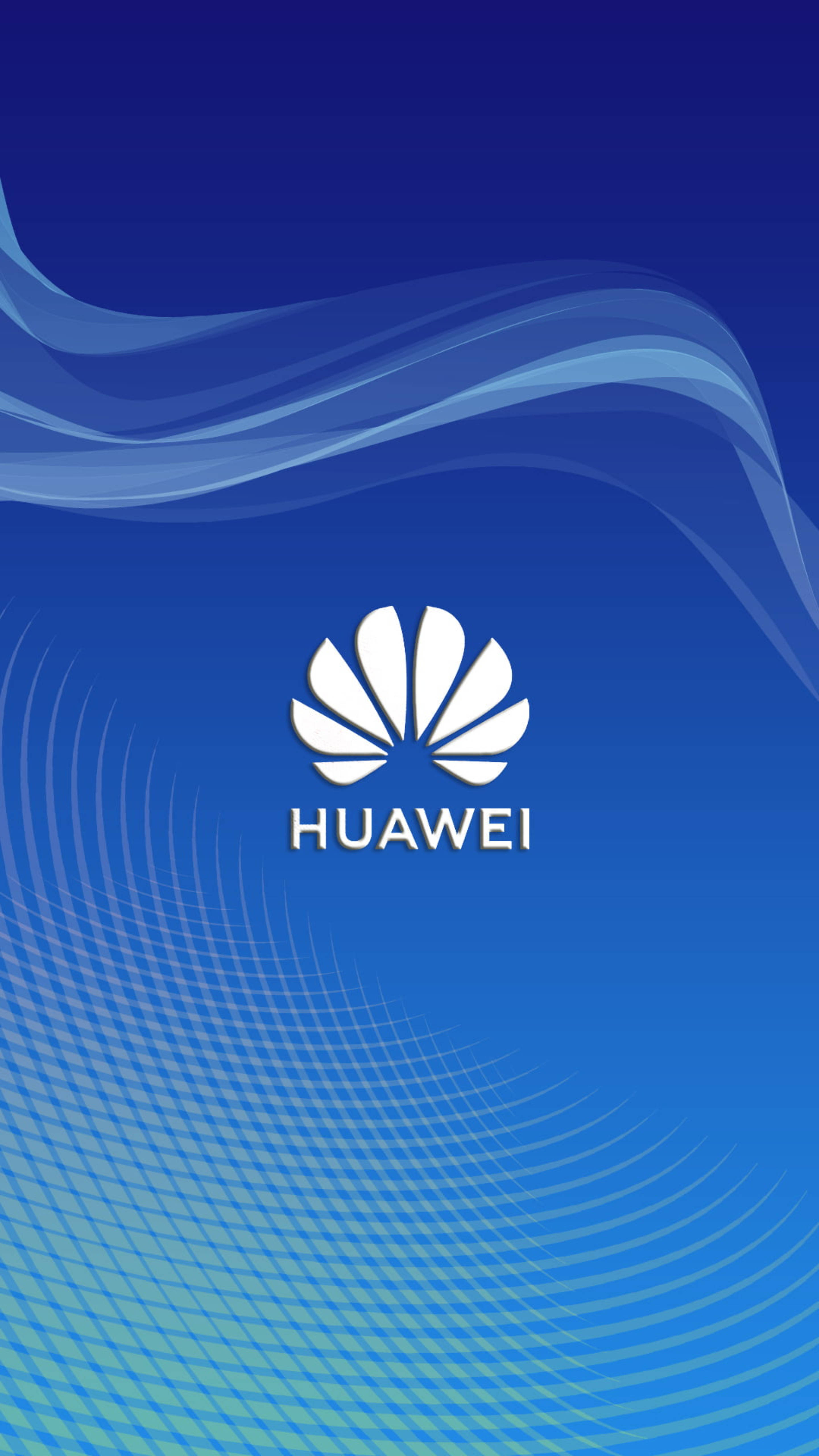 โลโก้ Huawei สีน้ำเงิน วอลเปเปอร์