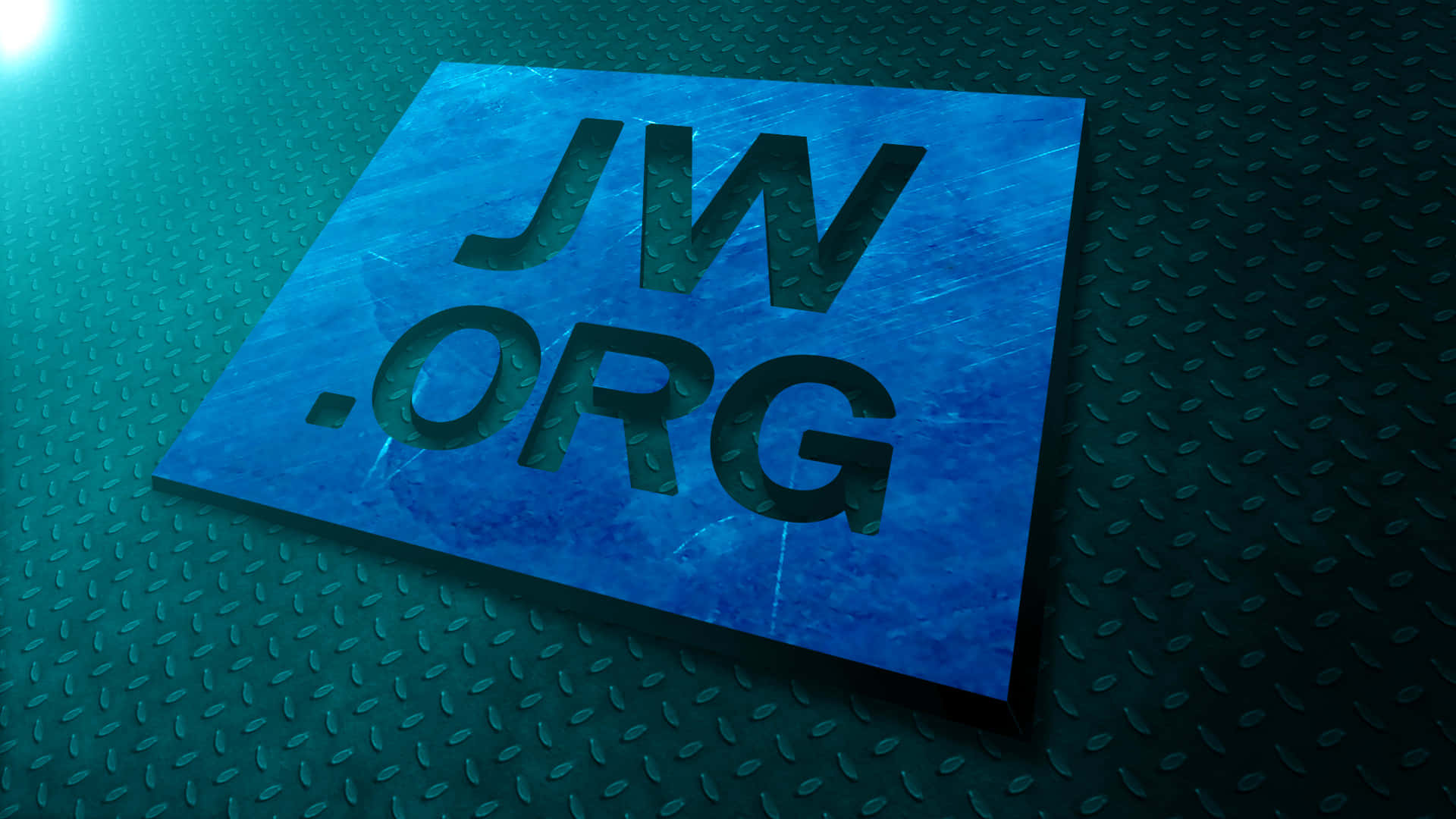 โลโก้ JWorg บนแผ่นเหล็ก วอลเปเปอร์