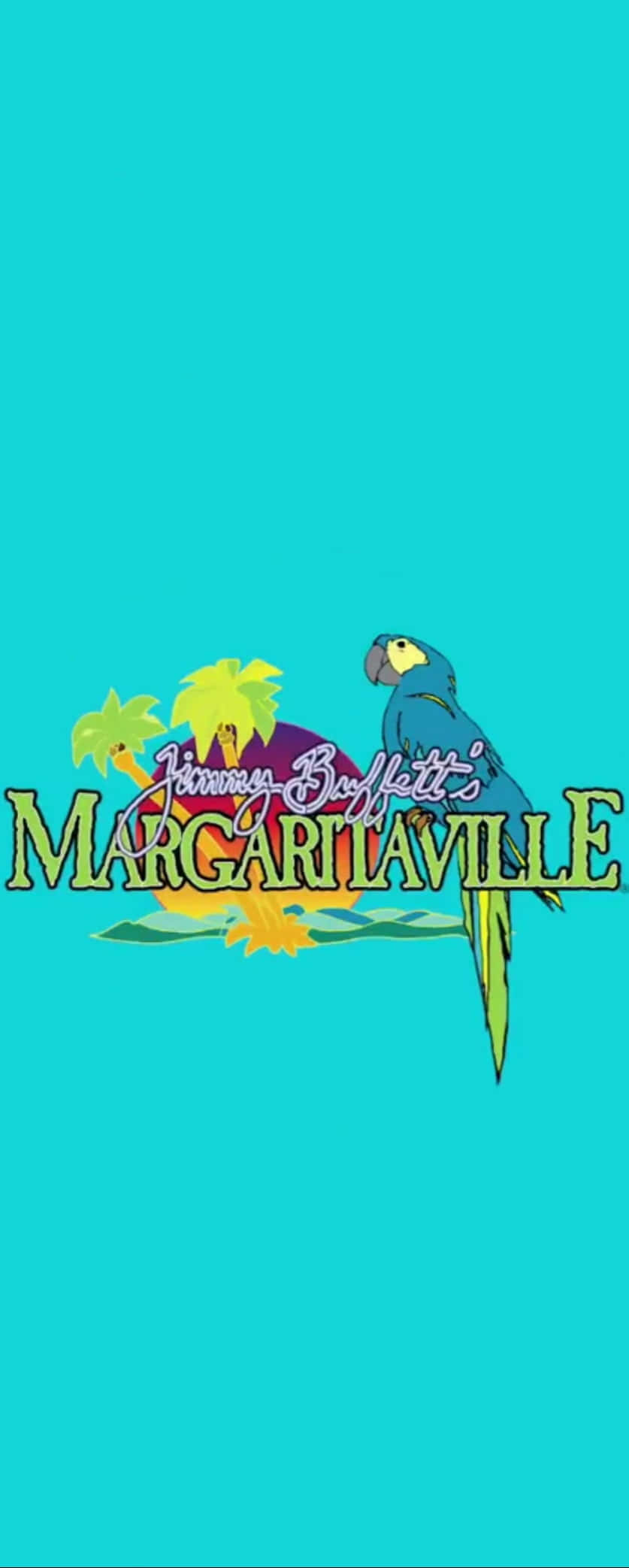โลโก้ Margaritaville อันโด่งดังของ Jimmy Buffett วอลเปเปอร์