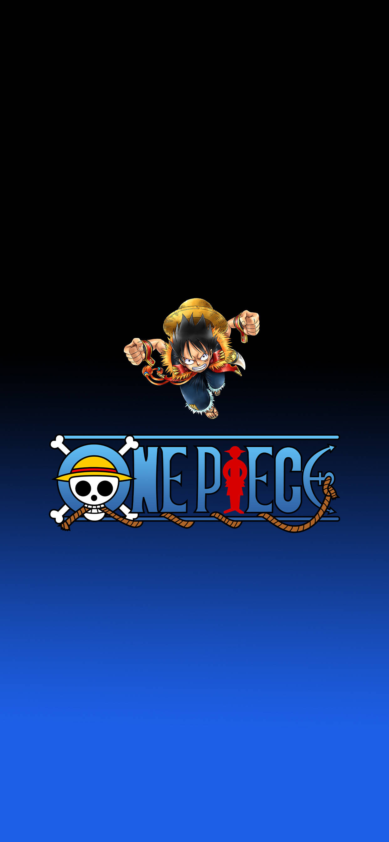 โลโก้ One Piece และ Luffy วอลเปเปอร์