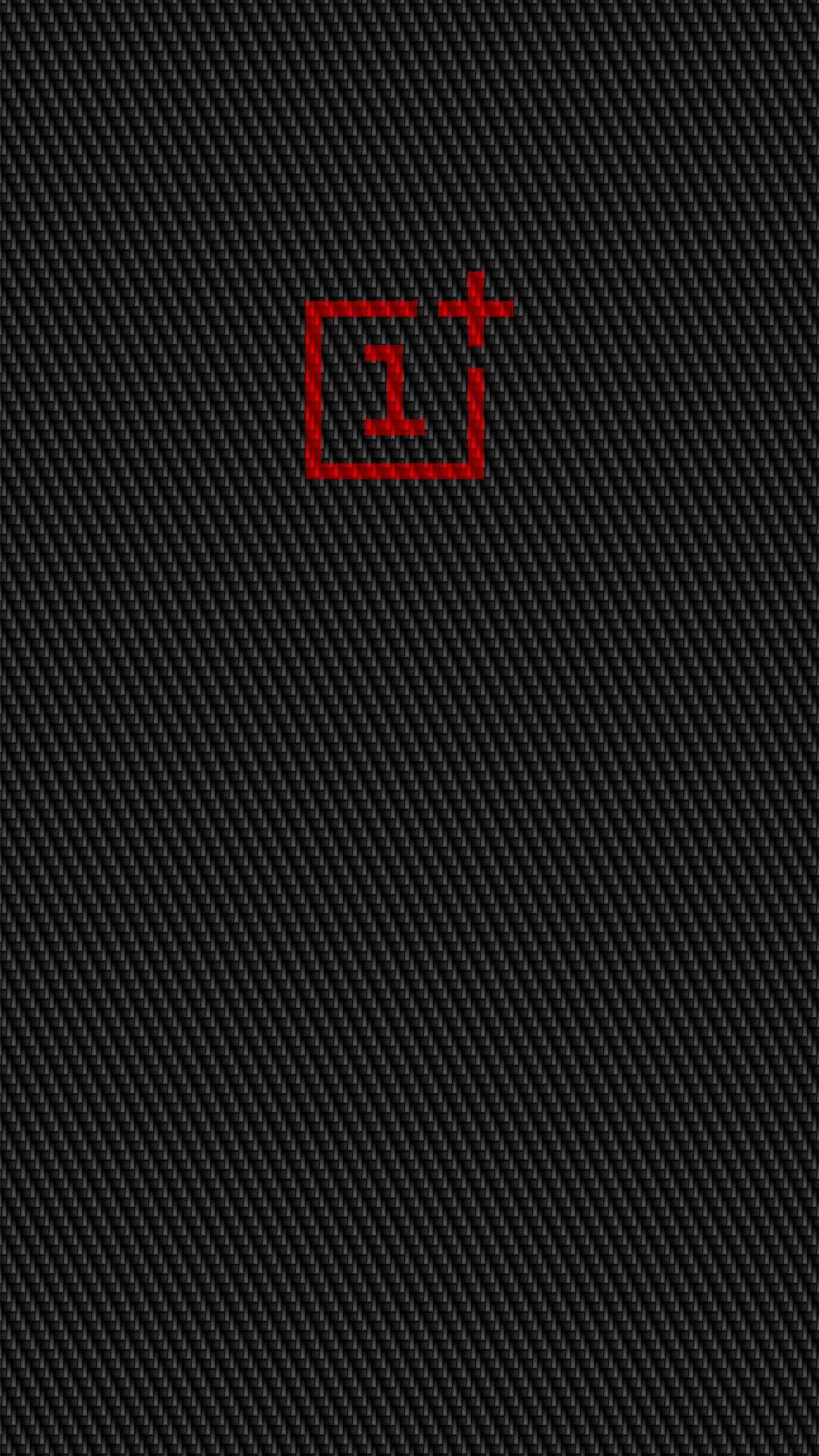 โลโก้ OnePlus สีแดง วอลเปเปอร์