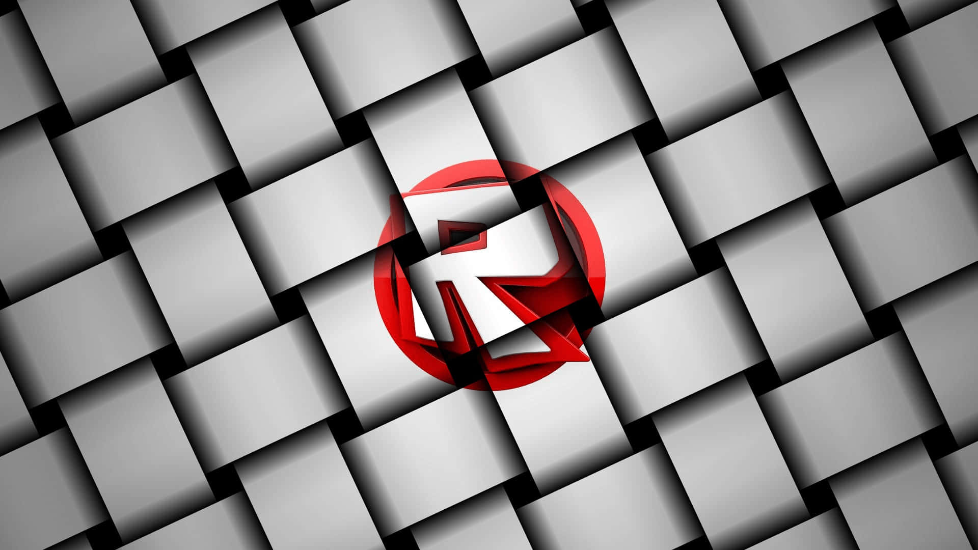 โลโก้ Roblox พิมพ์บนบล็อกรูปสี่เหลี่ยมผืนผ้า วอลเปเปอร์