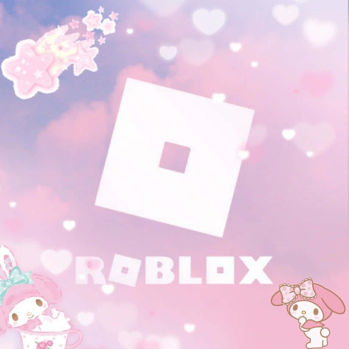 โลโก้ Roblox สไตล์น่ารักเกาหลี วอลเปเปอร์