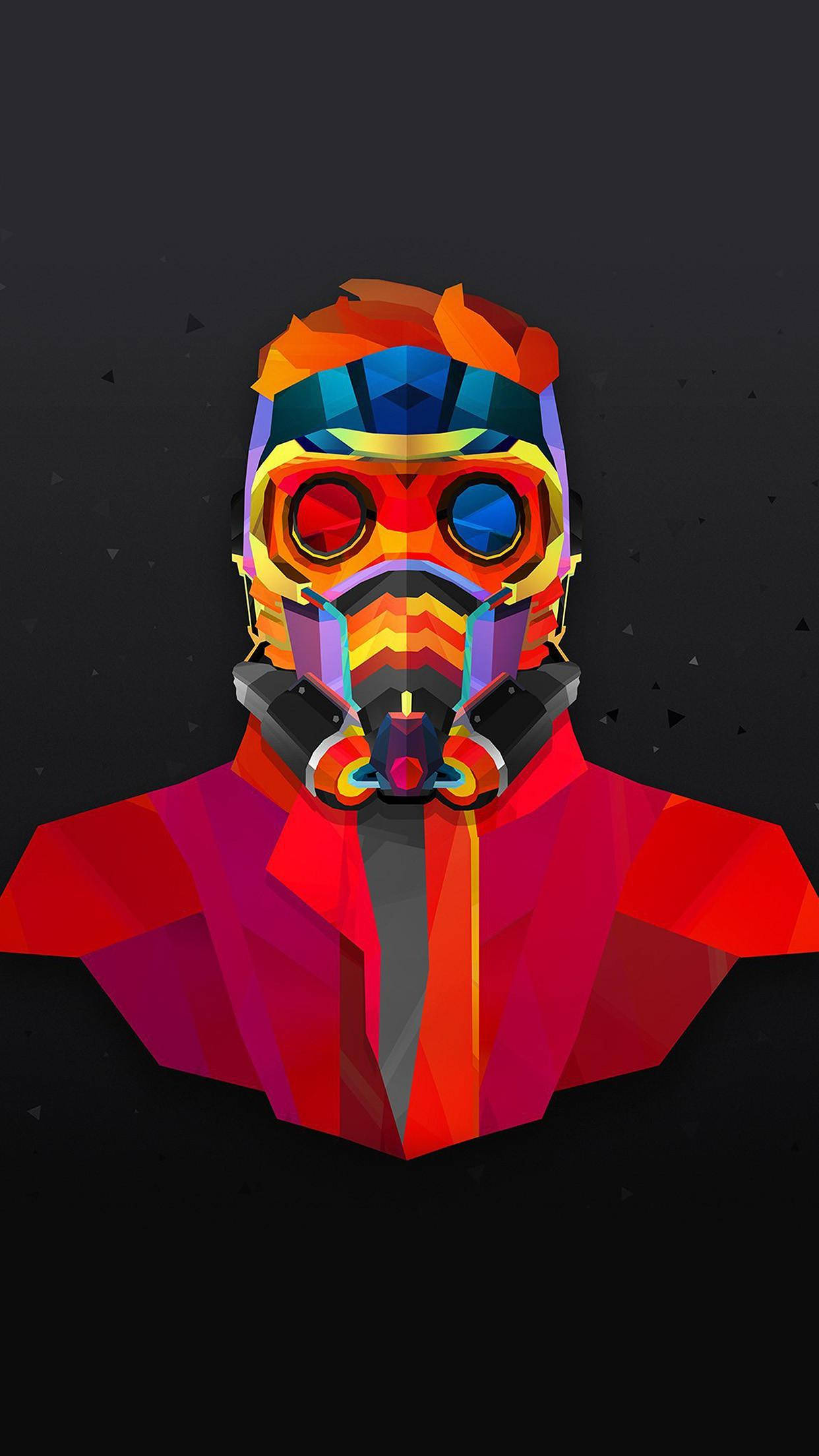 โลโก้ Star Lord Marvel iPhone X วอลเปเปอร์