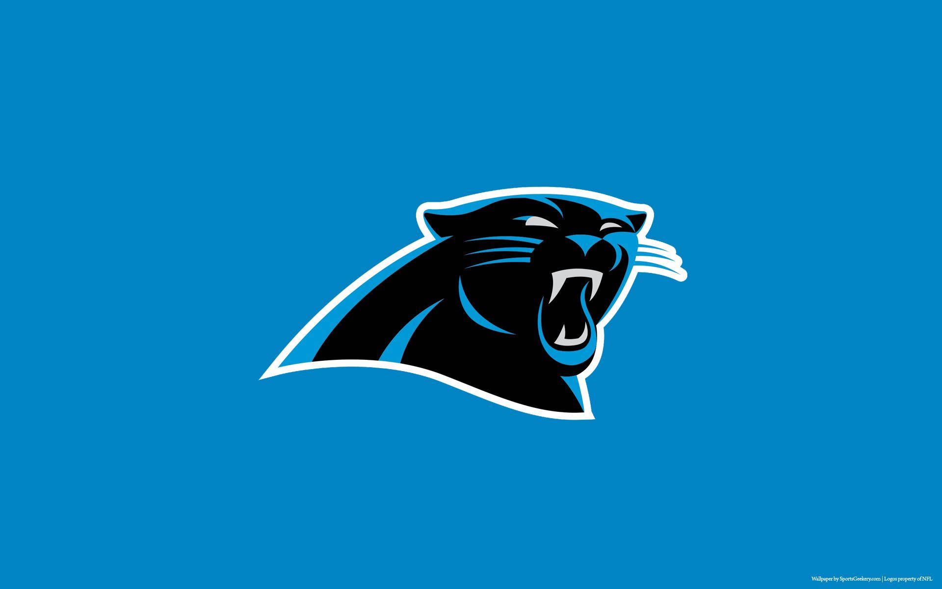 วอลเปเปอร์เดสก์ท็อปโลโก้ฟุตบอล Carolina Panthers สีฟ้าอ่อน — ฟุตบอล วอลเปเปอร์