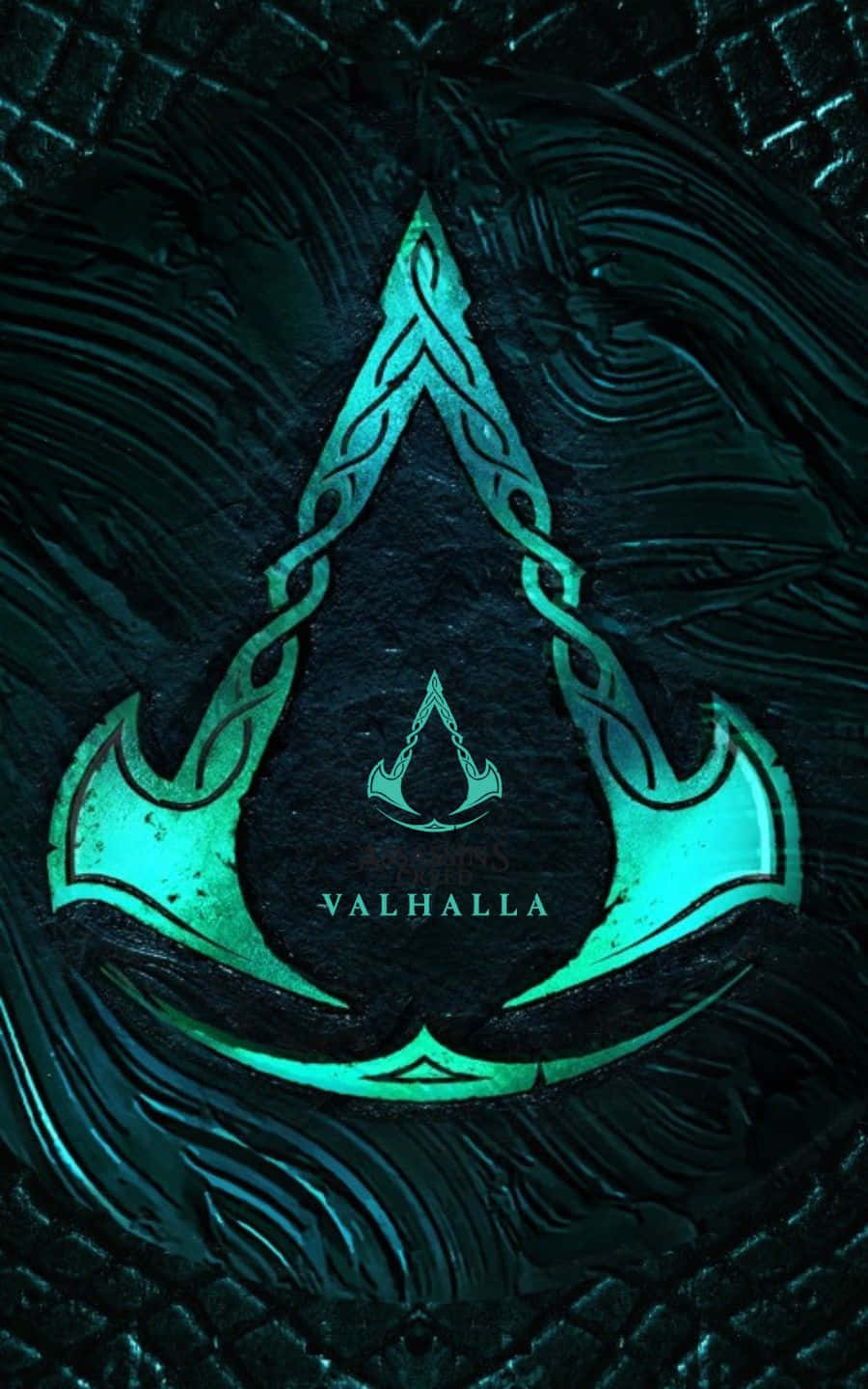 โลโก้เกม 1440p Assassin's Creed Valhalla พื้นหลัง วอลเปเปอร์