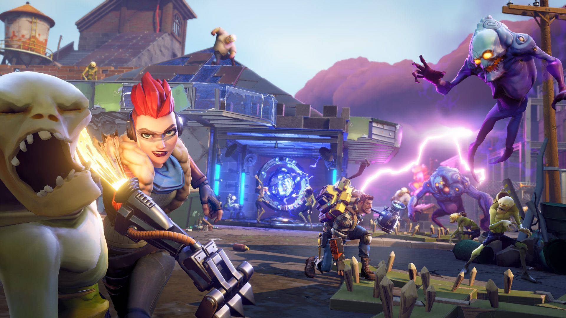 โหมด Save the World ใน Fortnite ผู้เล่นปะทะซอมบี้ วอลเปเปอร์ HD — ฟอร์ทไนท์ วอลเปเปอร์