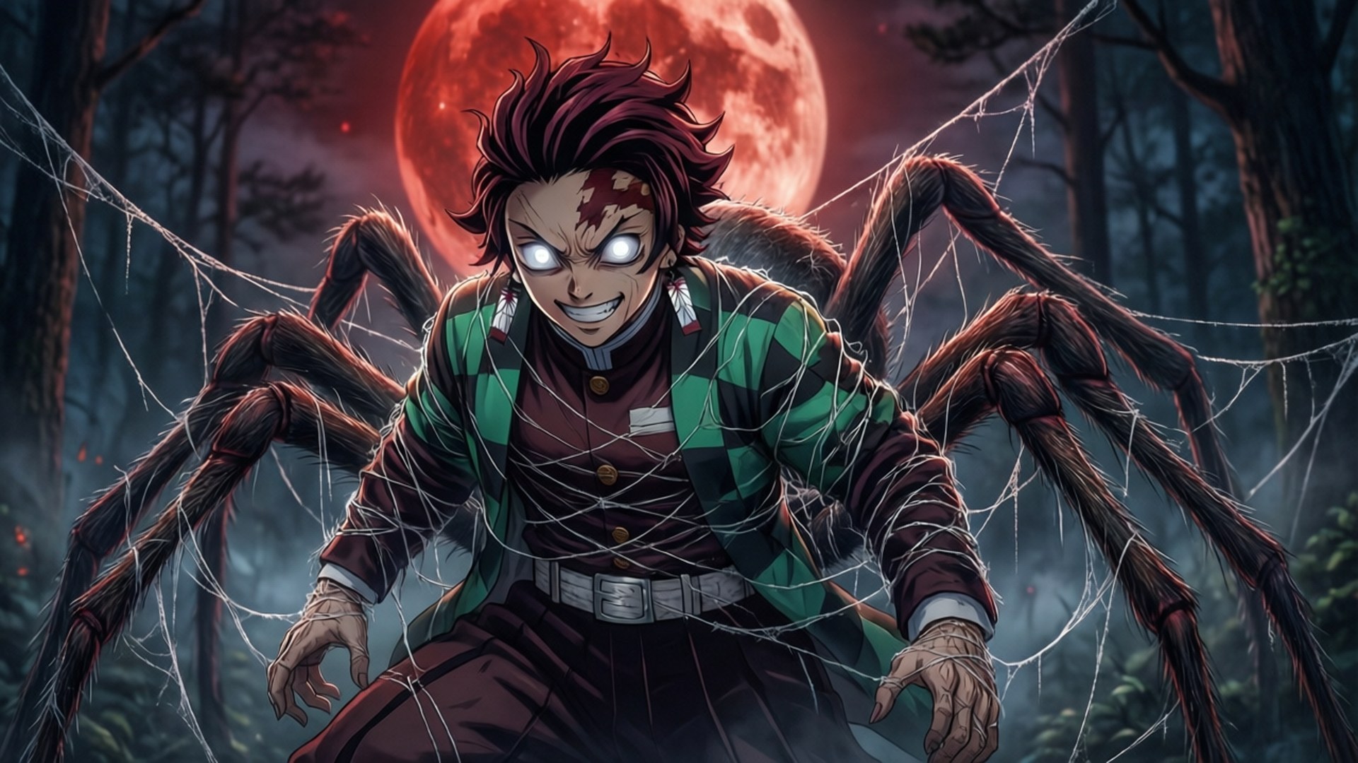ใยแมงมุมใต้จันทรา รุย วอลเปเปอร์