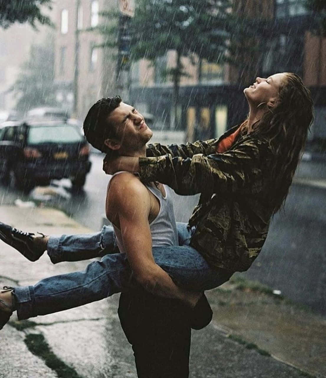 ให้ฝนชะล้างความกังวลและเตือนเราถึงความรักของเรา วอลเปเปอร์