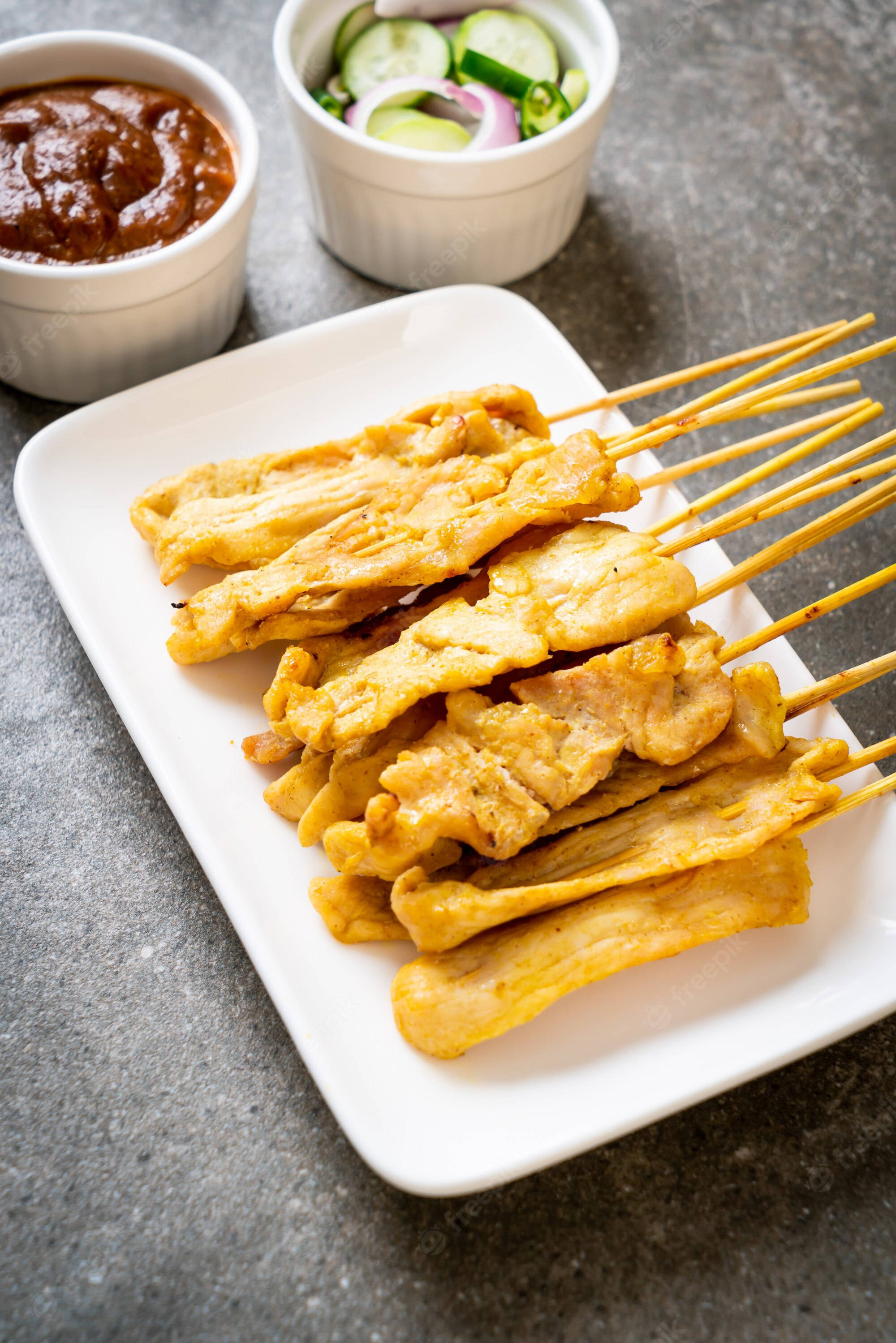 ไก่สะเต๊ะน่ากิน - รสชาติแห่งเอเชียตะวันออกเฉียงใต้ วอลเปเปอร์