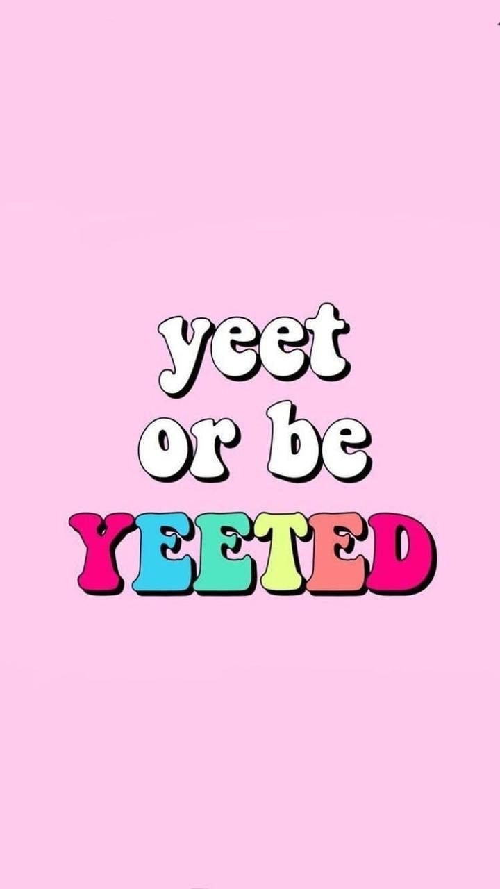 ไอโฟนสีชมพูสไตล์สวยงาม Yeet วอลเปเปอร์